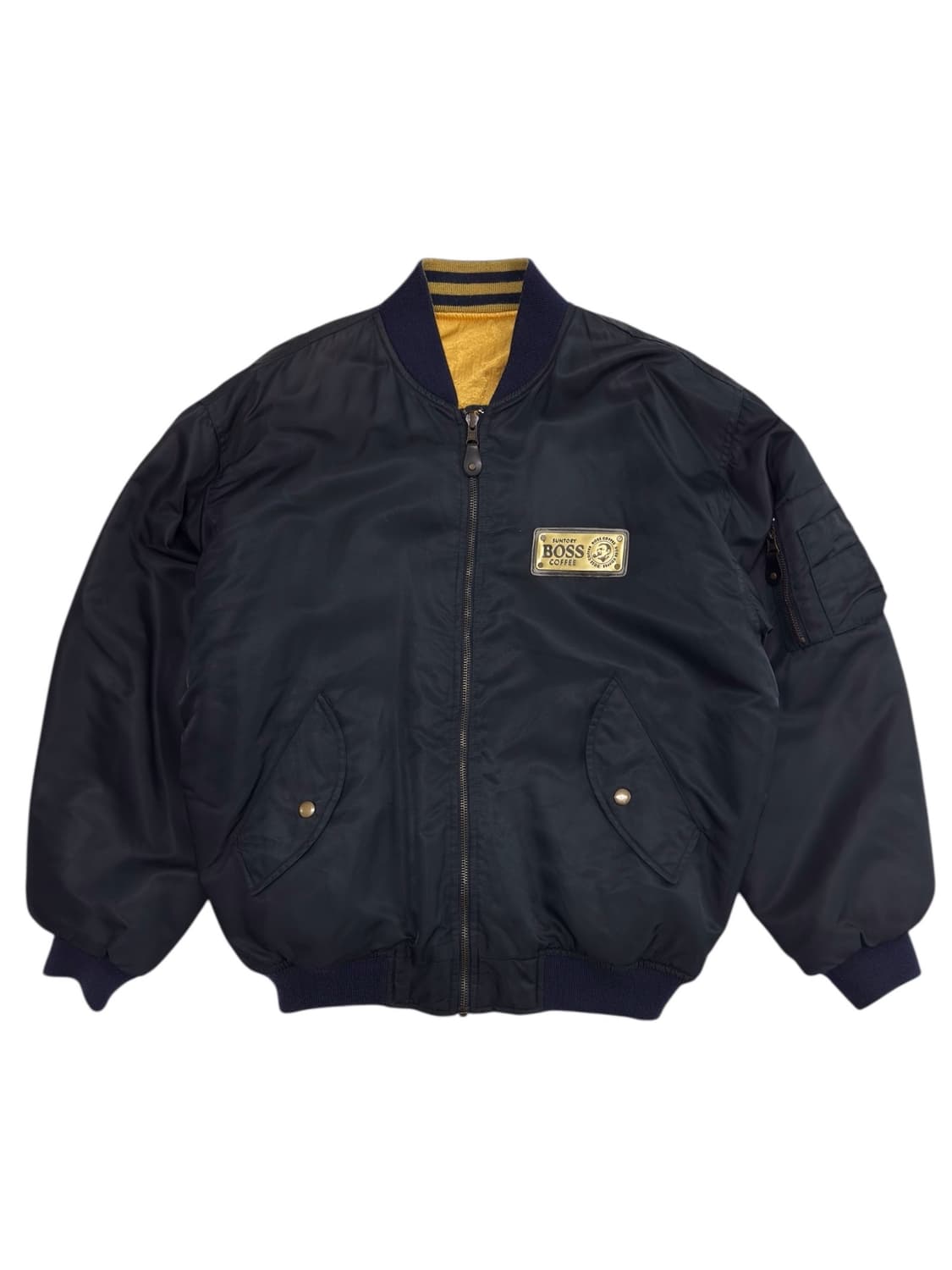 산토리 보스 커피 올드스쿨 양면 항공점퍼 ma-1 상품이미지4