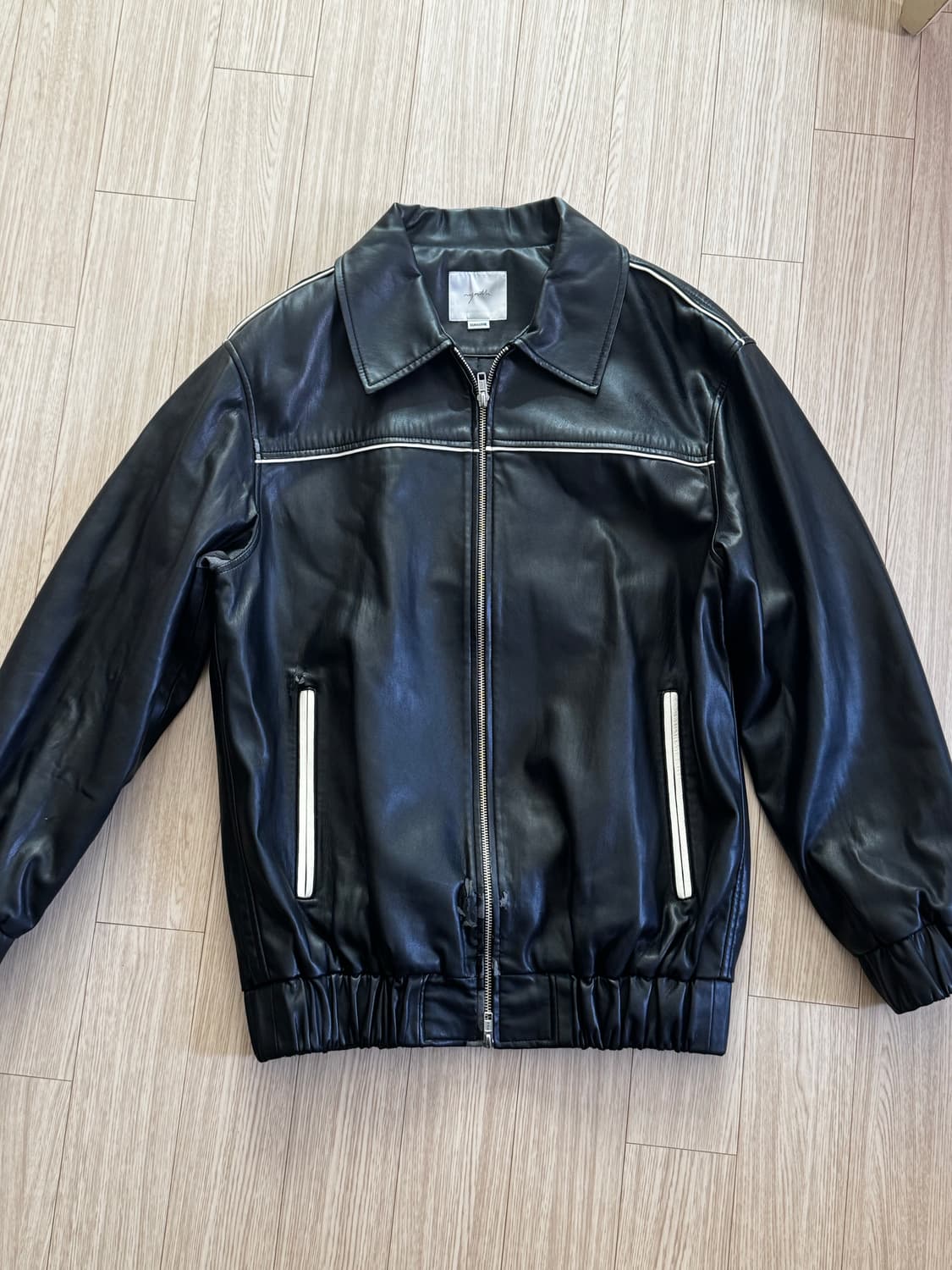 유스 (YOUTH) 22FW OVERSIZED FAUX LEATHER J 상품이미지1