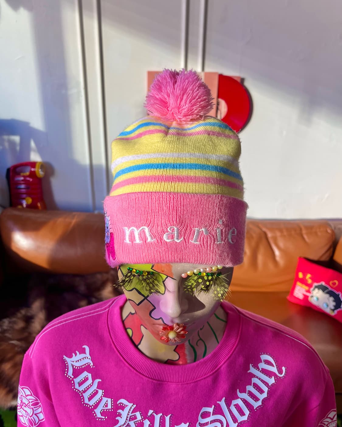 Old DISNEY Japan Marie Knit Beanie 상품이미지2