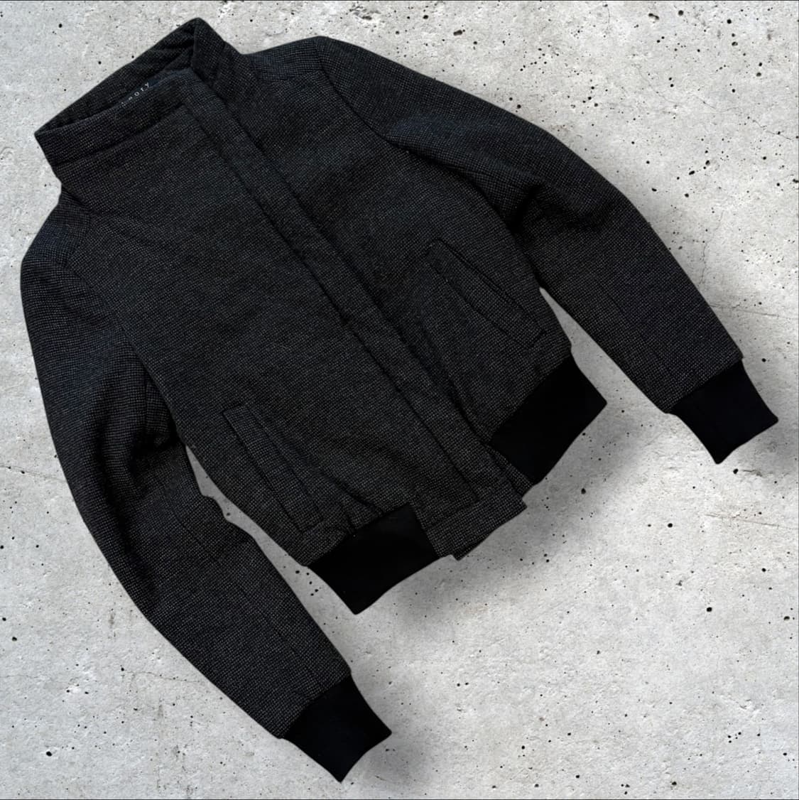 [2] 09FW Theory 띠어리 울 블랙 봄버 자켓 D912 상품이미지1