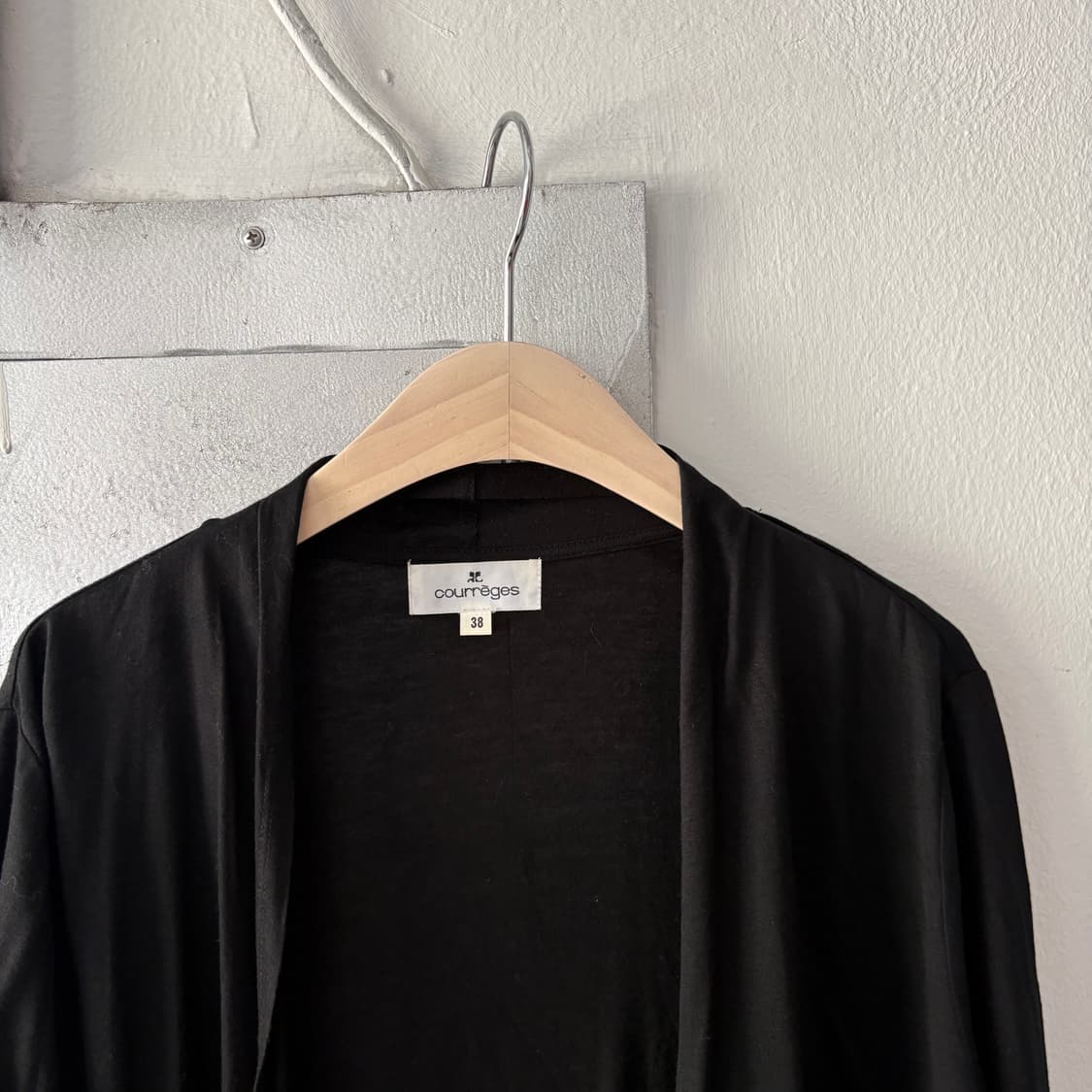 꾸레쥬 드레이프 오픈 프런트 가디건 상품이미지2