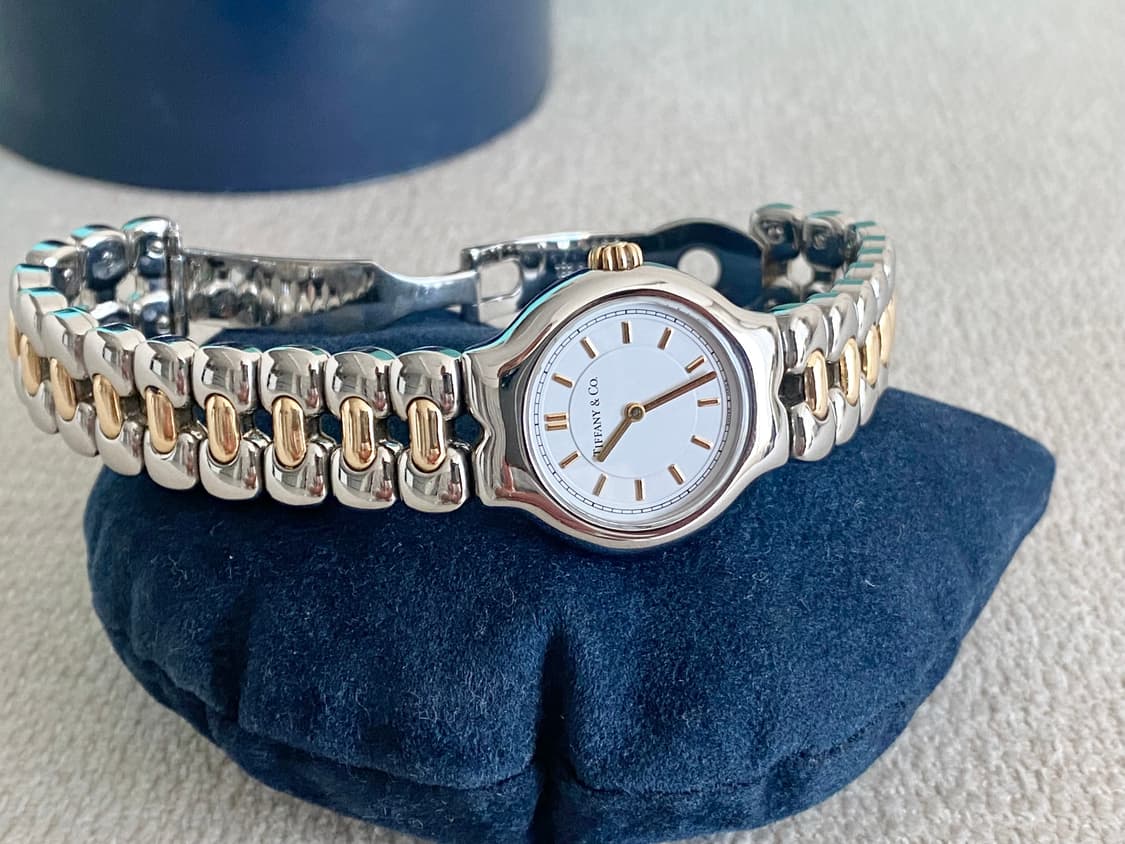 티파니 티솔로 24mm 여성용 스몰 18k 콤비 쿼츠 상품이미지5