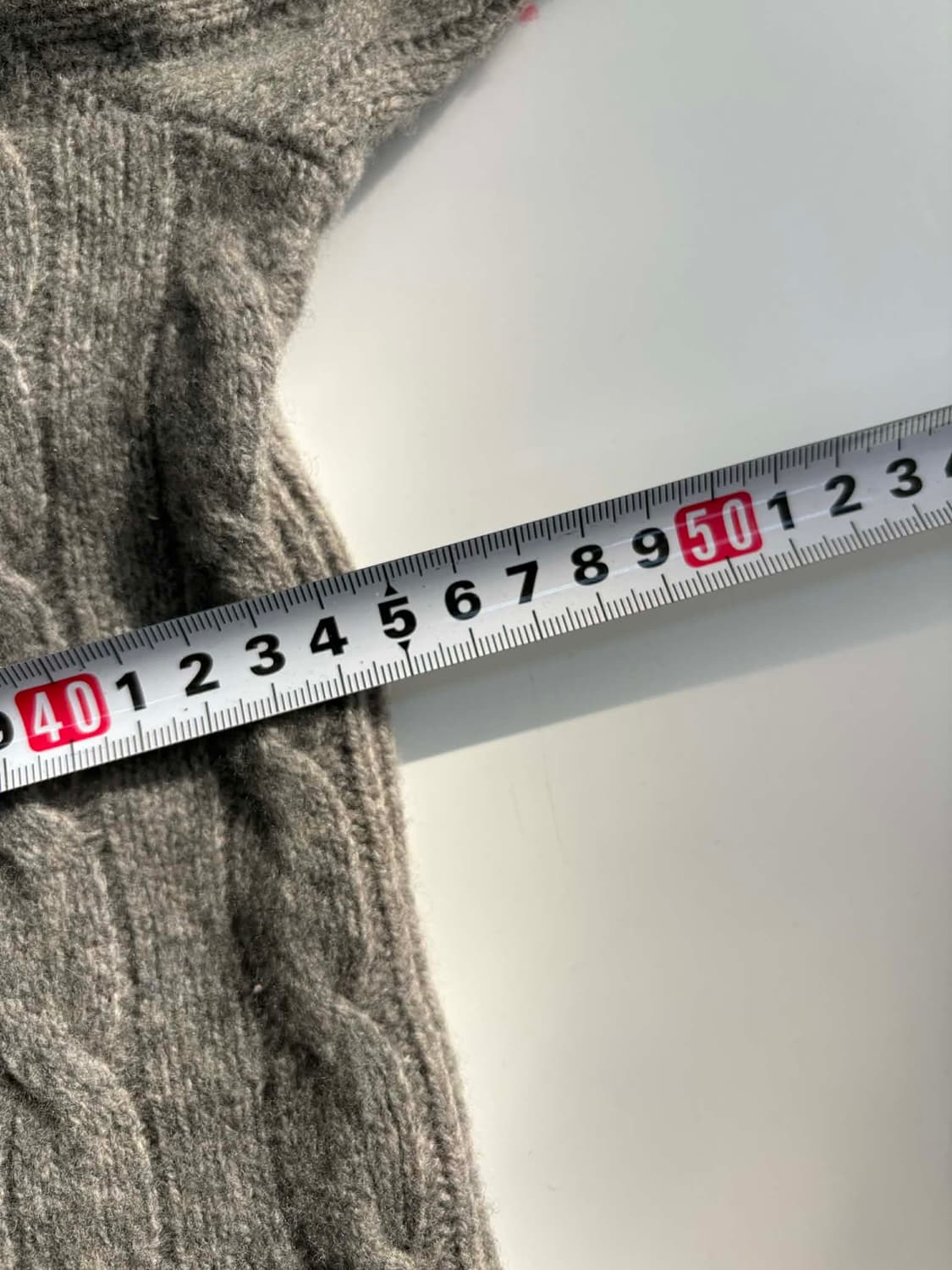 폴로 랄프로렌 신형 라벨 걸즈 케이블 울 캐시미어 크루넥 니트(L) 상품이미지6