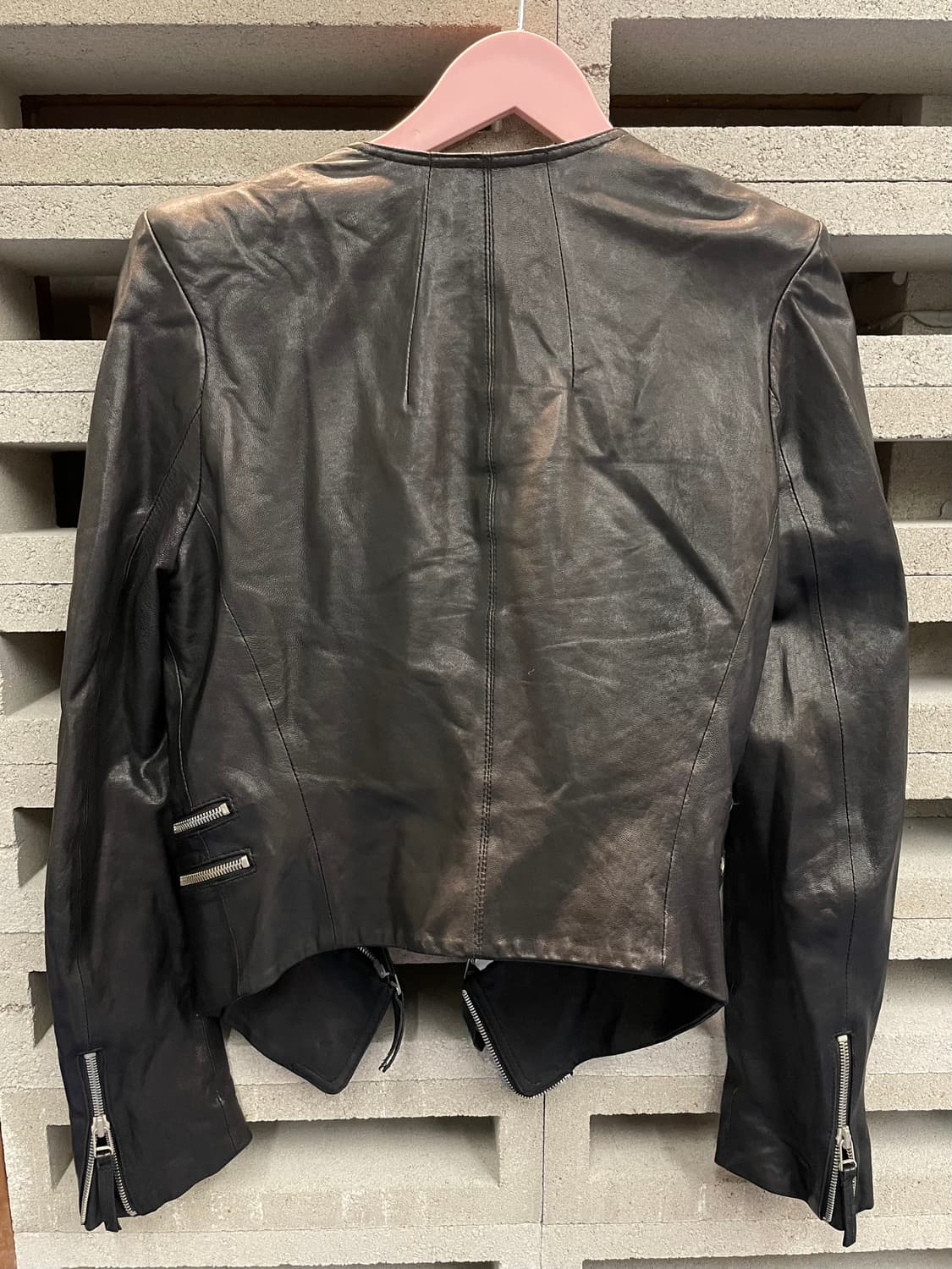 Lambskin 양가죽 트랜스폼 라이더 자켓 상품이미지6