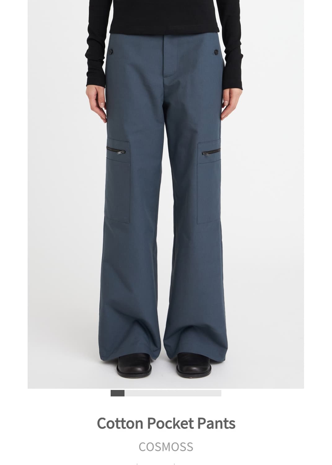 cosmoss 코스모스 코튼 포켓 팬츠 네이비 상품이미지1