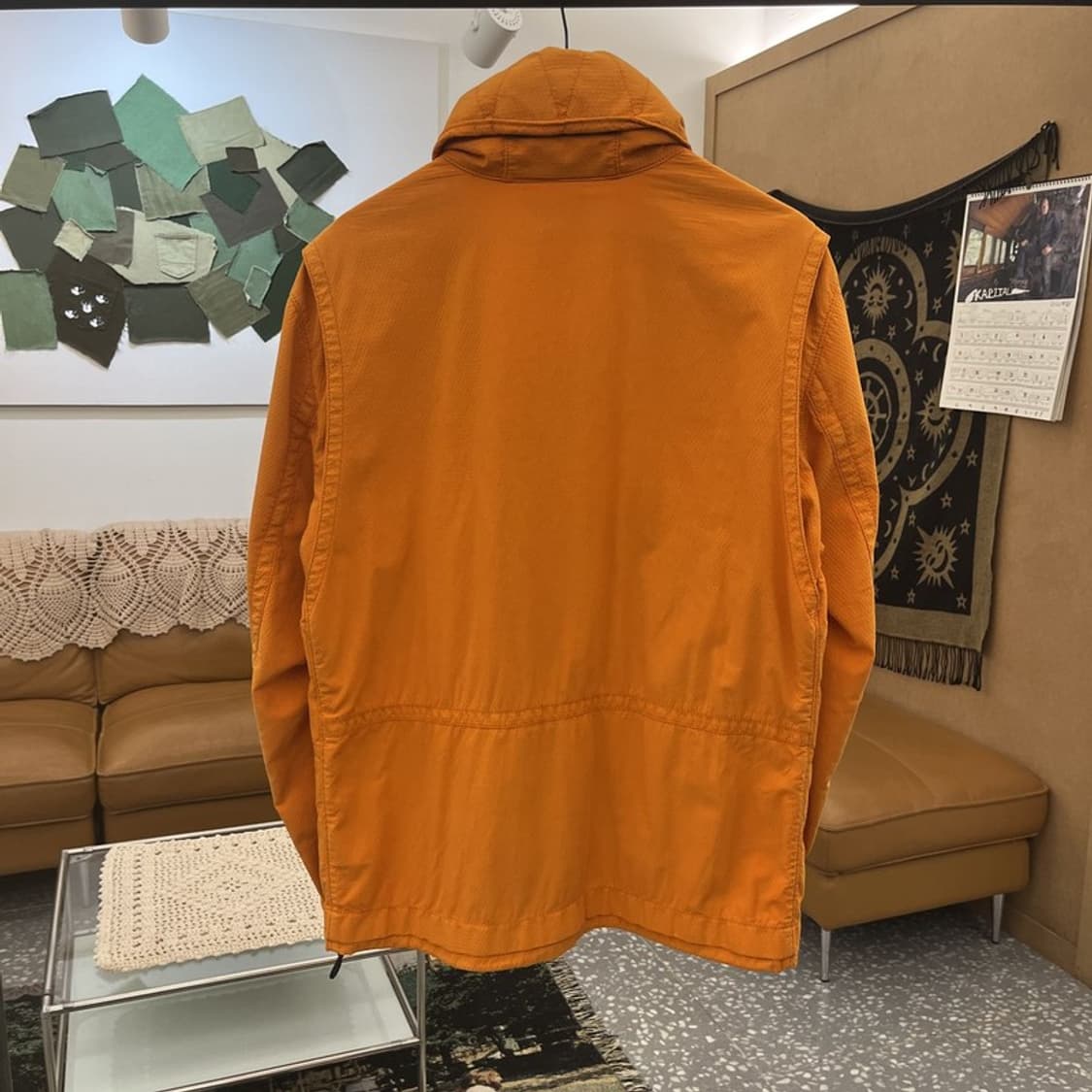 스톤 아일랜드 올드스쿨 레트로 트러커 바람막이 자켓100 C11555 상품이미지4