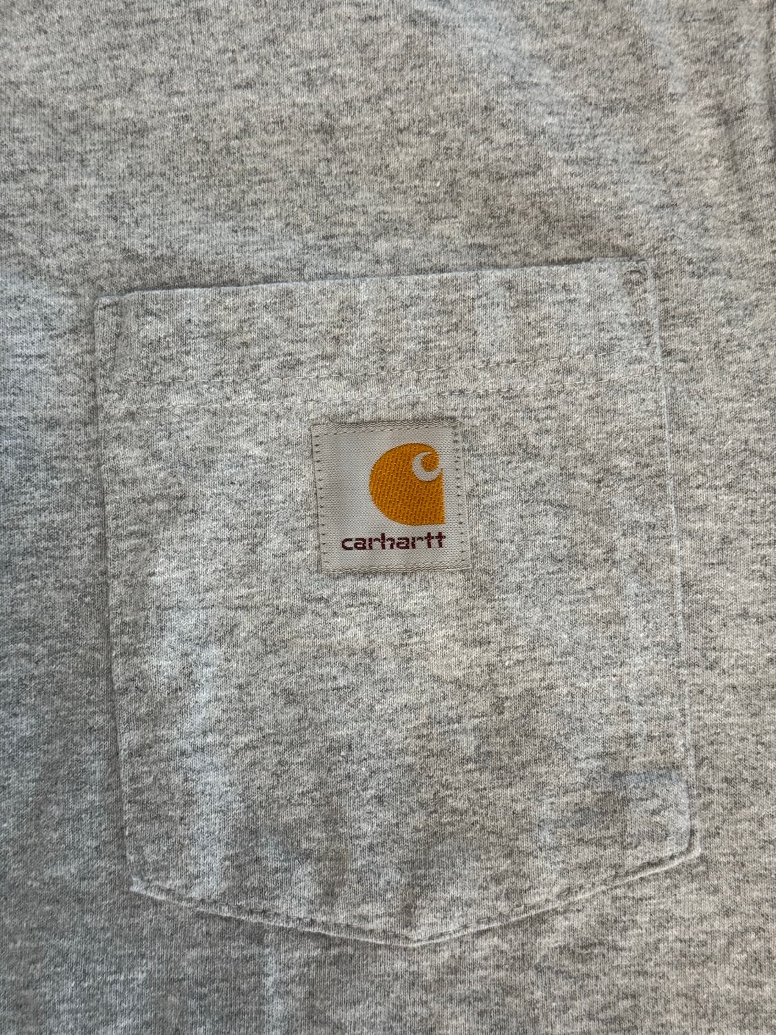칼하트 그레이 포켓 티셔츠 S 사이즈 상품이미지3