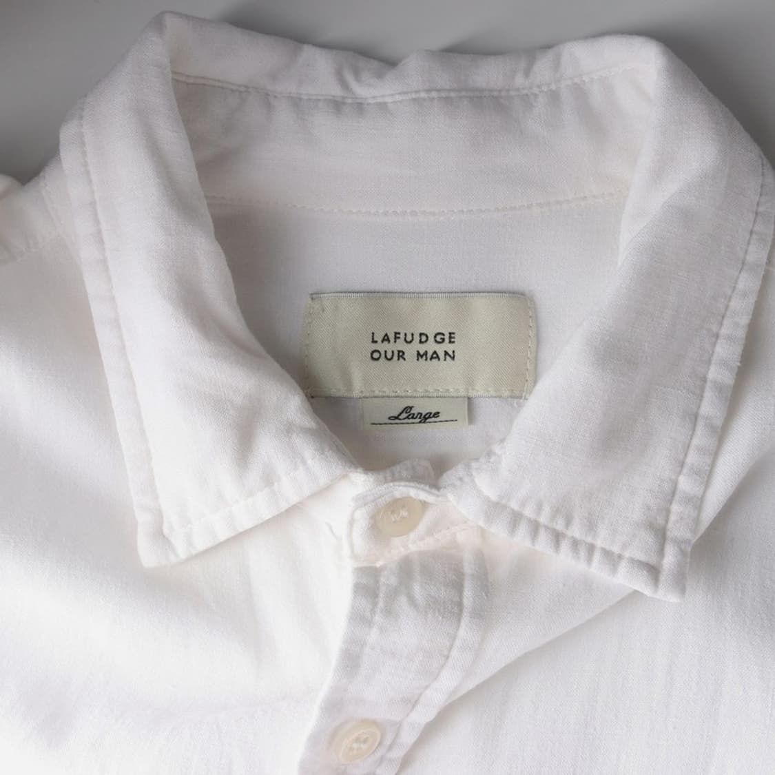 라퍼지스토어 텐셀 린넨 시티보이 반팔 셔츠 L 상품이미지5