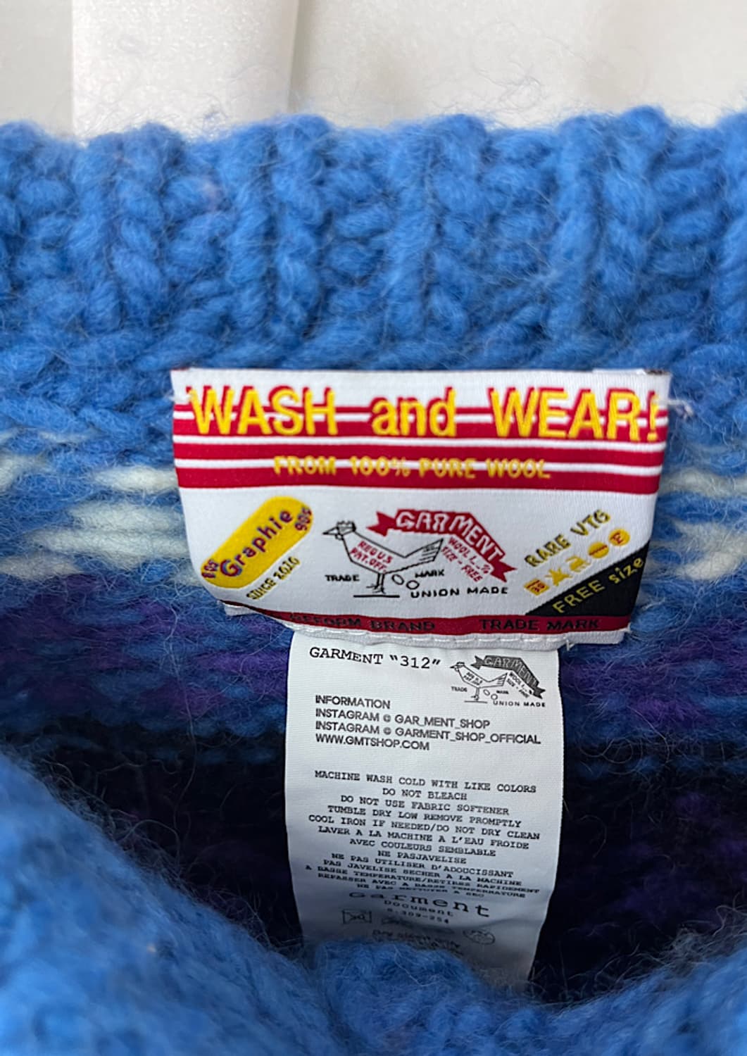 Garment heavy wool cardigan  상품이미지3