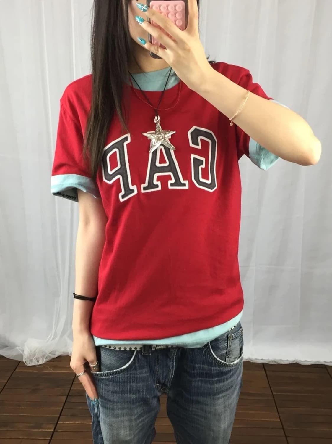 GAP Red Arch Logo Tee 상품이미지2