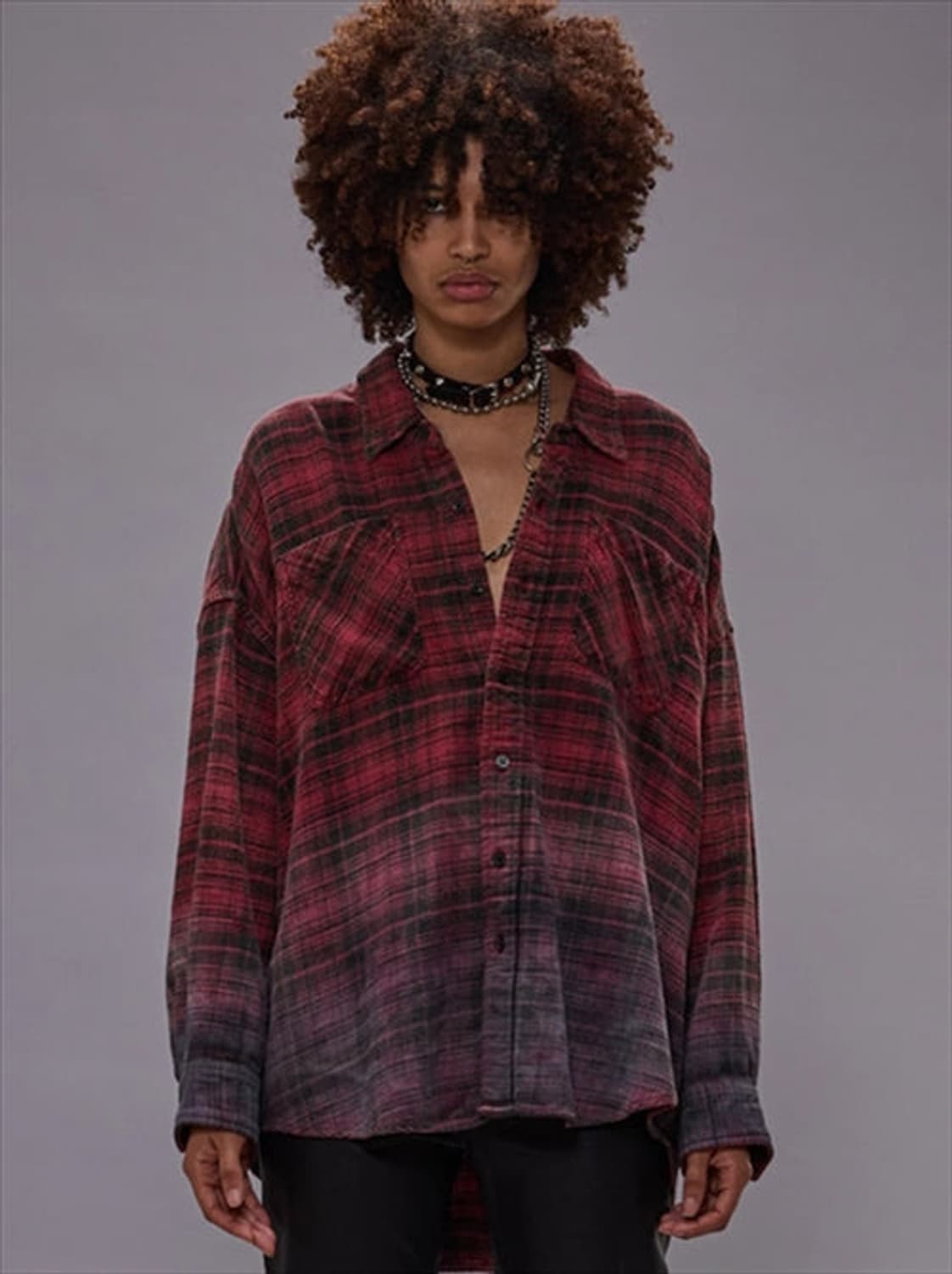 25ss R13 알써틴 워크 드롭넥 셔츠 인기색상 상품이미지1