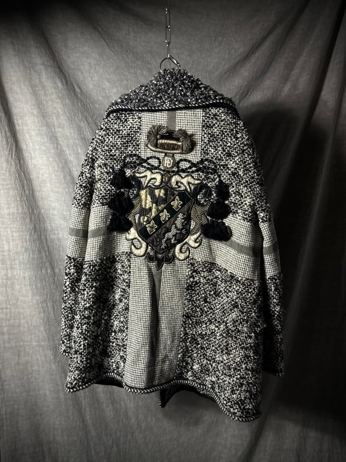 Yoshiyuki Konishi 90s Crest Wool Coat 상품이미지6