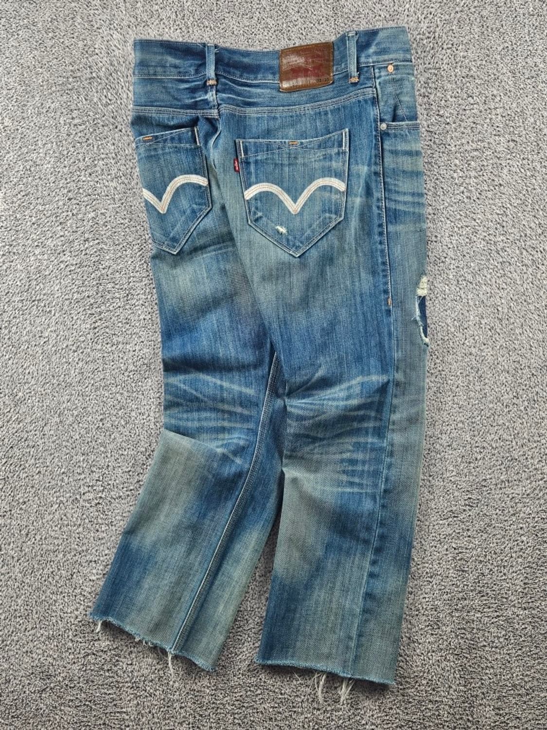 리바이스 522 데미지 워싱 진 데님 팬츠 ( 32X33 )/ 10897 상품이미지3