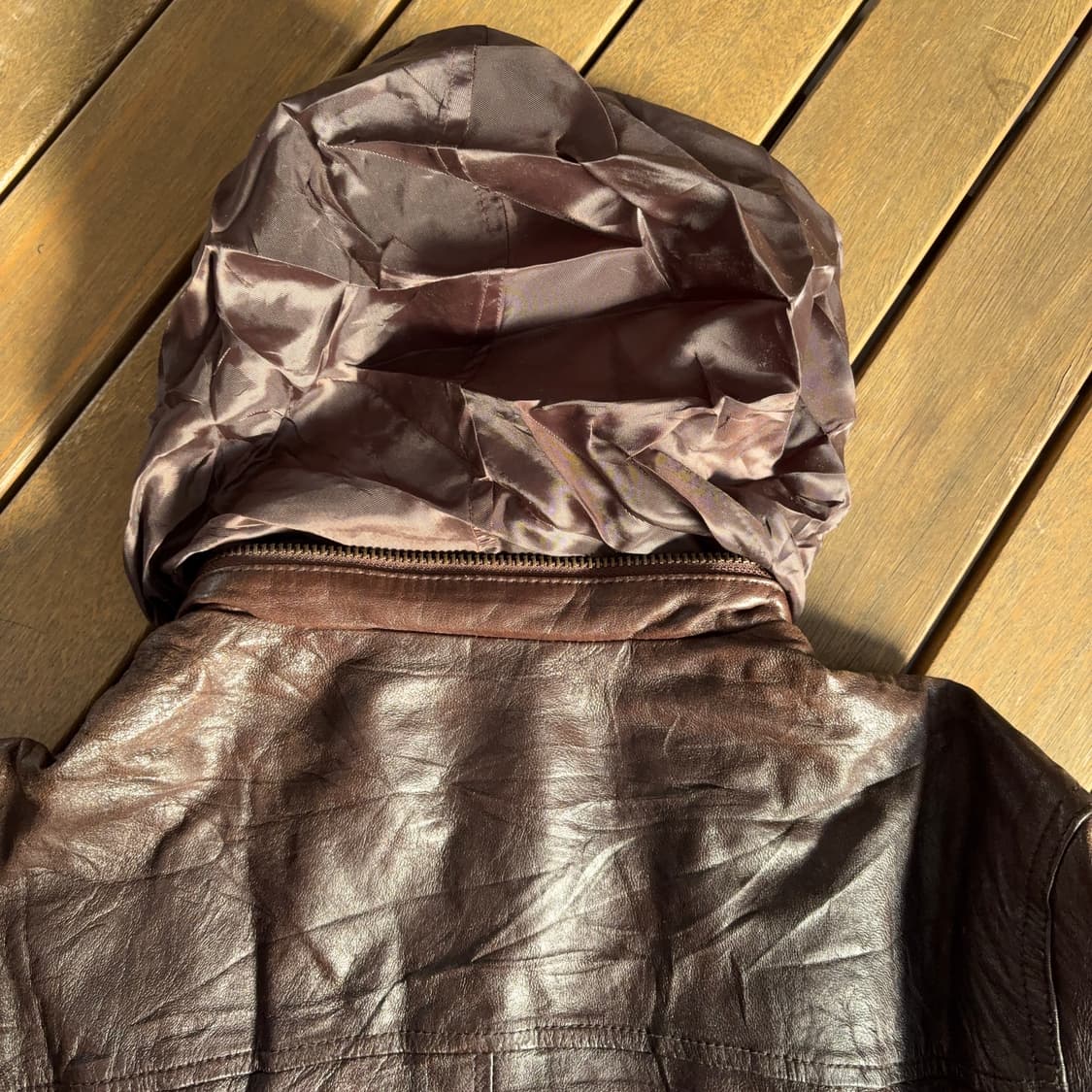 백넘버 Back Number 브라운 양가죽 필드 레더 자켓  상품이미지9