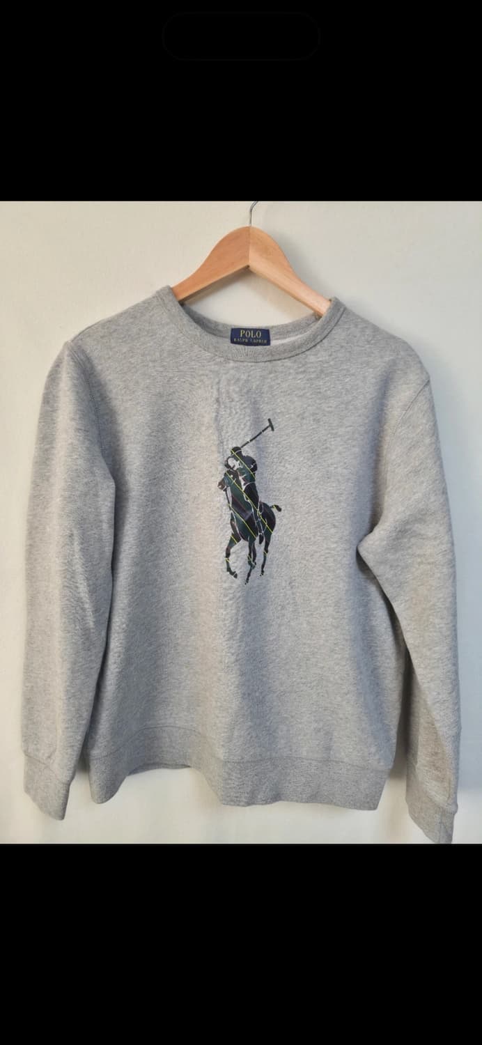 폴로 랄프로렌 빅 포니 맨투맨 그레이 XL 상품이미지1