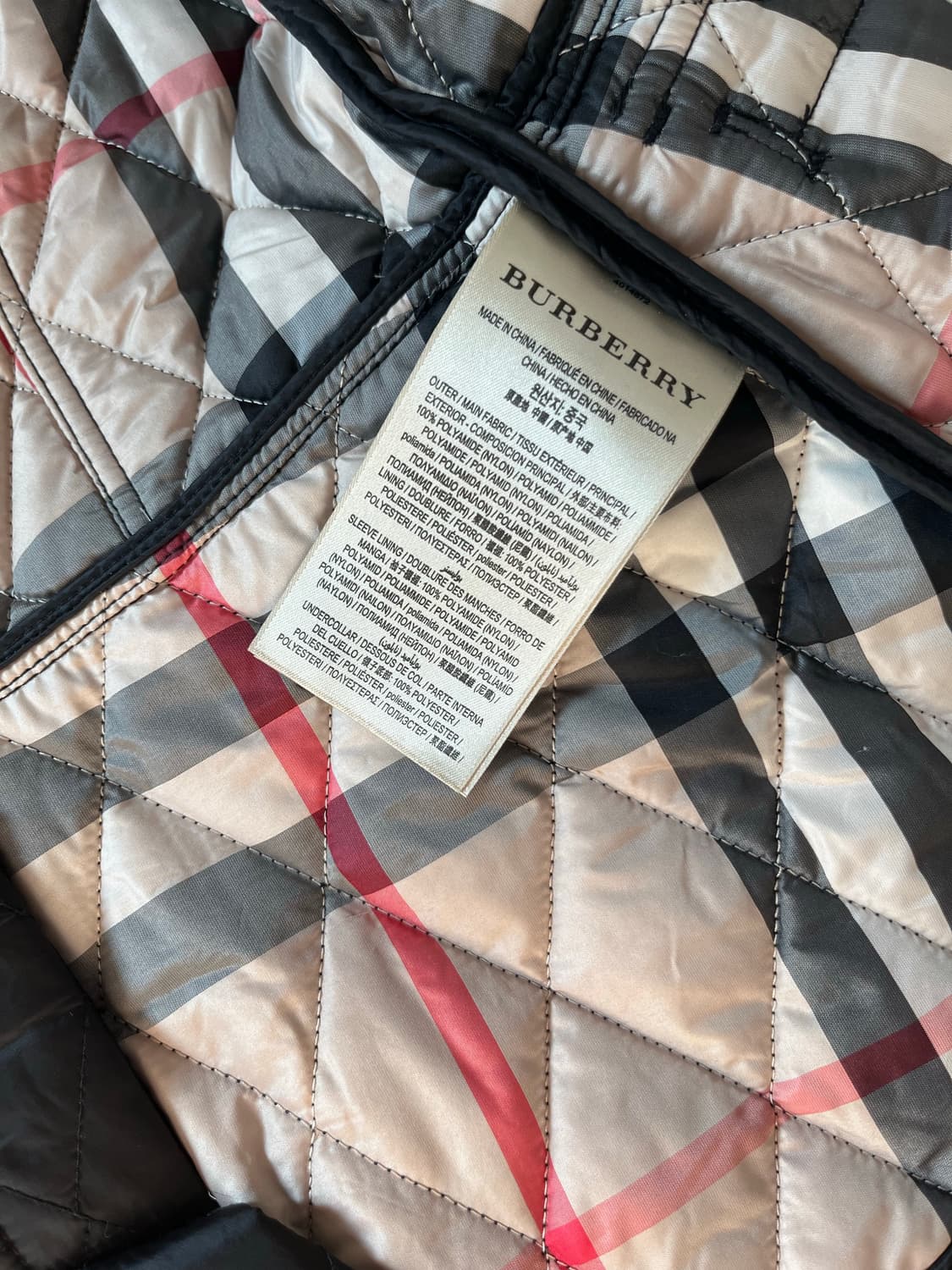 Burberry Brit 여성 퀼팅 자켓 블랙 상품이미지8