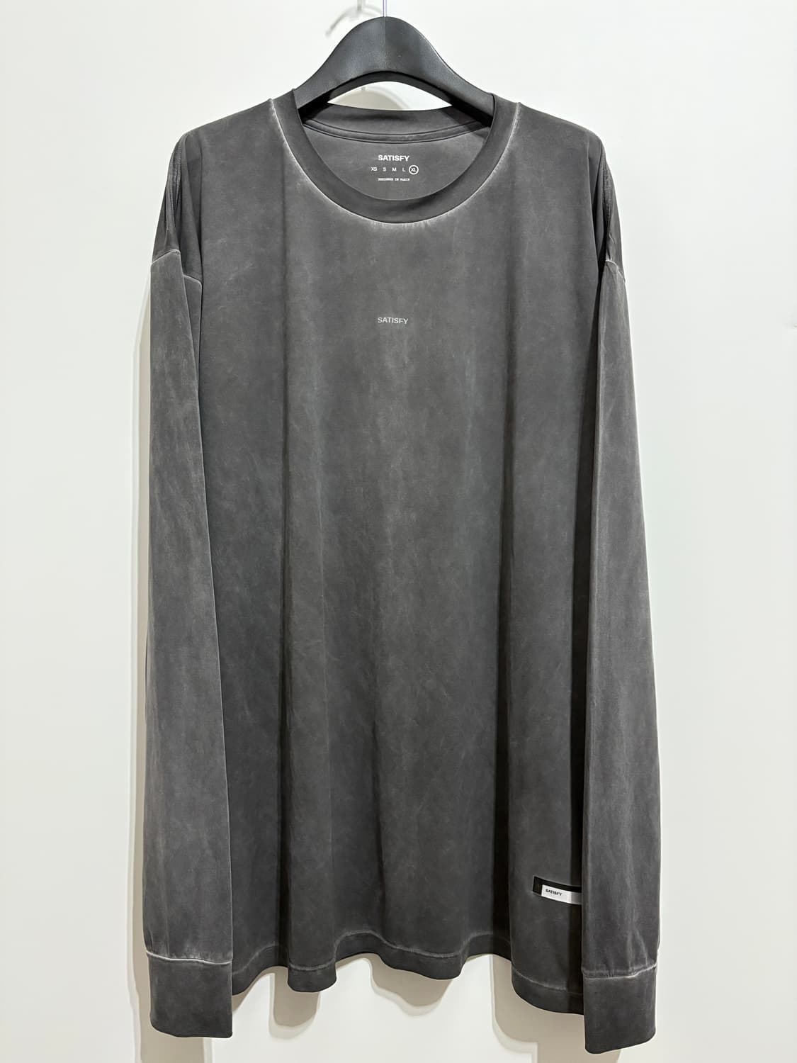 세티스파이 / 아우라라이트 롱 티셔츠 블랙 피그먼트 / XL 상품이미지1