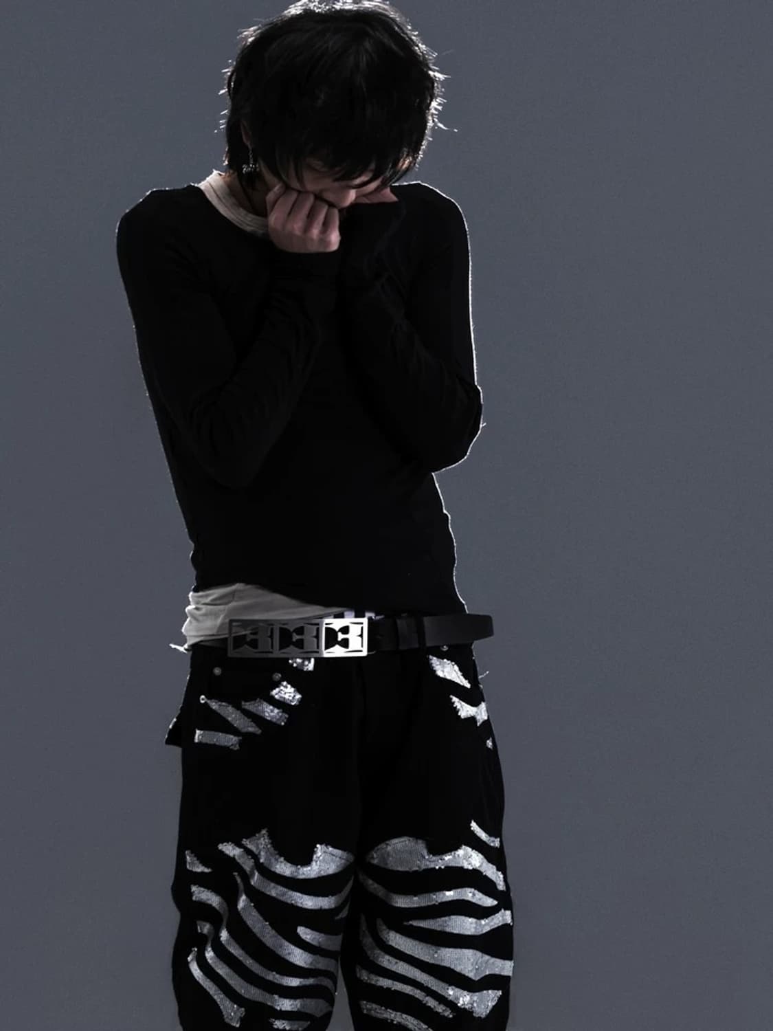 Asymmetric Layered Long Sleeve Top  상품이미지7