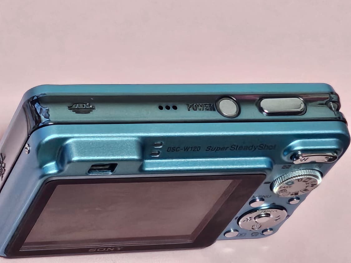 소니 사이버샷 DSC-W120 하늘색 풀구성 상품이미지6