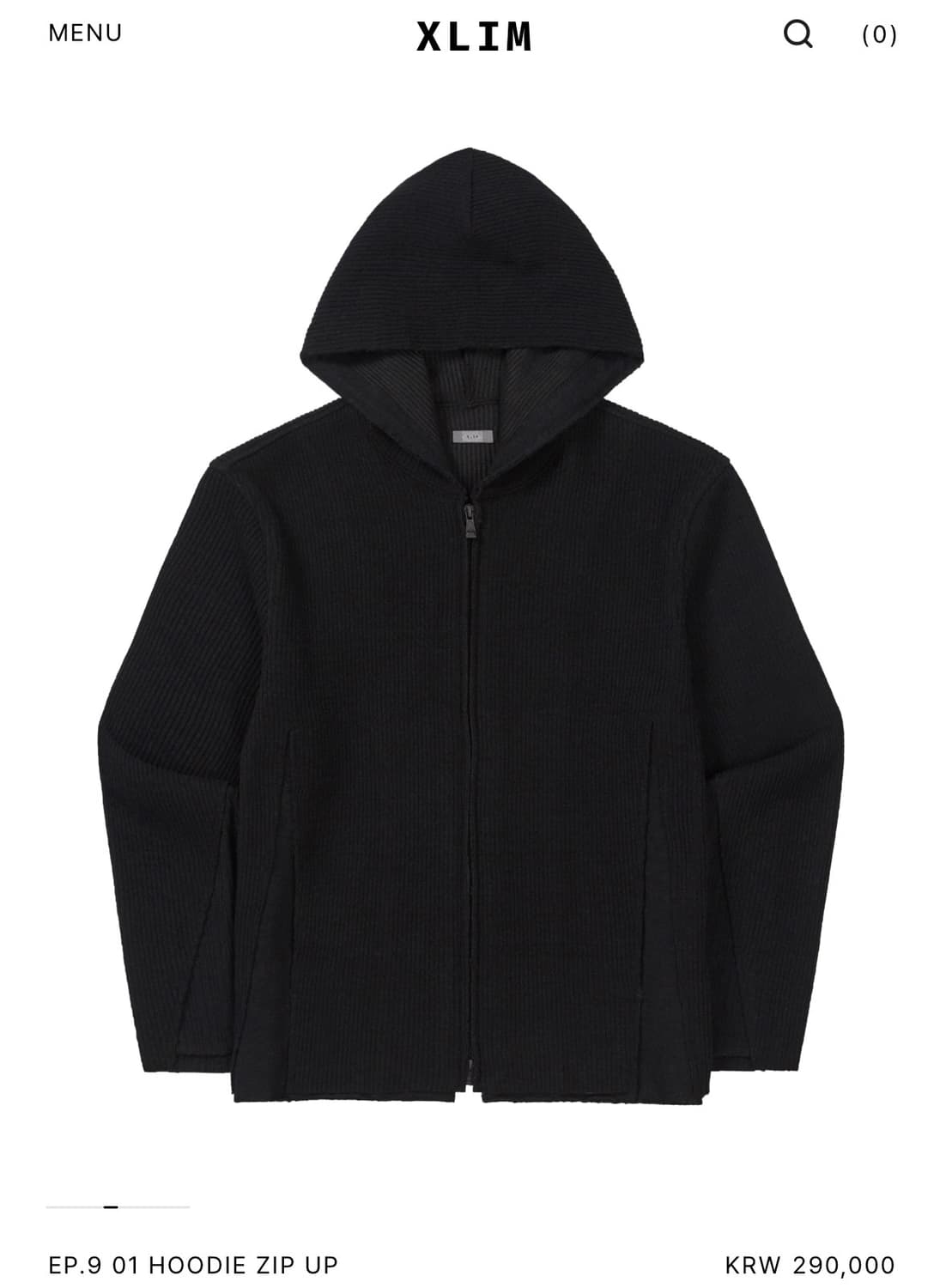 엑슬림 xlim ep.9 01 hoodie 블랙 M 상품이미지1