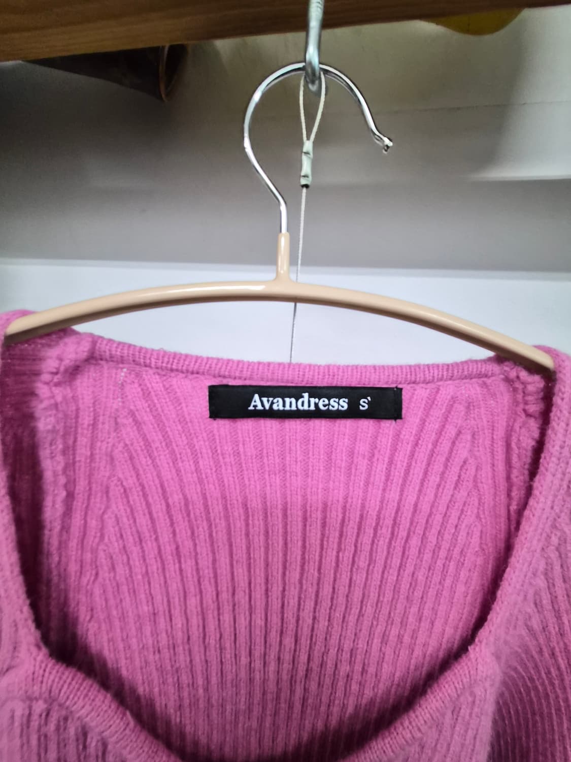 어반드레스 스퀘어라운드 핑크벌룬 골지니트 상품이미지3