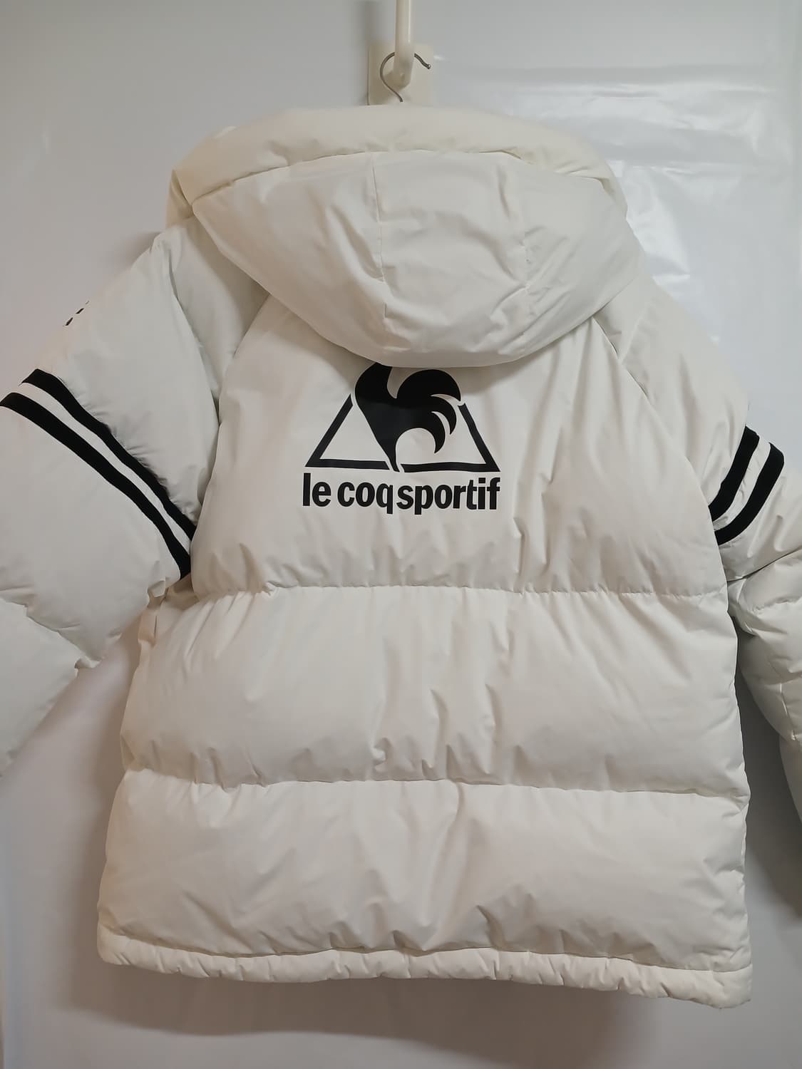 (105)르꼬끄 남녀공용 선데이 하프 구스다운 화이트 상품이미지4