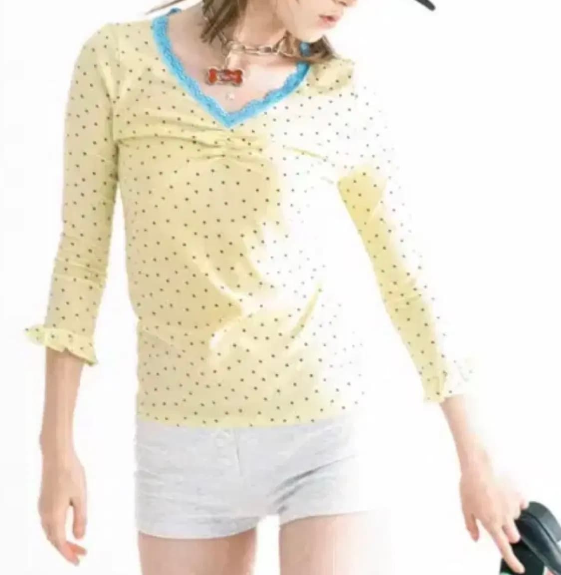 구해요) 샵페어리 미니 하트 레이스탑  상품이미지1