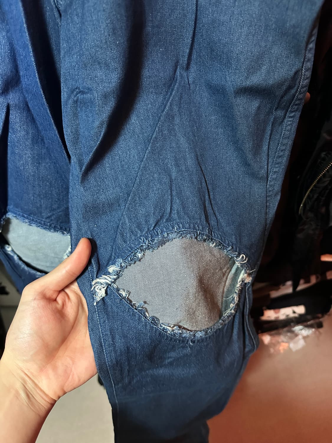 Telfar(텔파) 니 디스트리드 진 상품이미지4