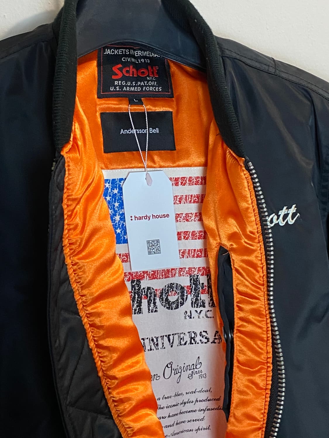 쇼트 × 앤더슨 벨 수베니어 드래곤 MA-1 자켓 상품이미지3