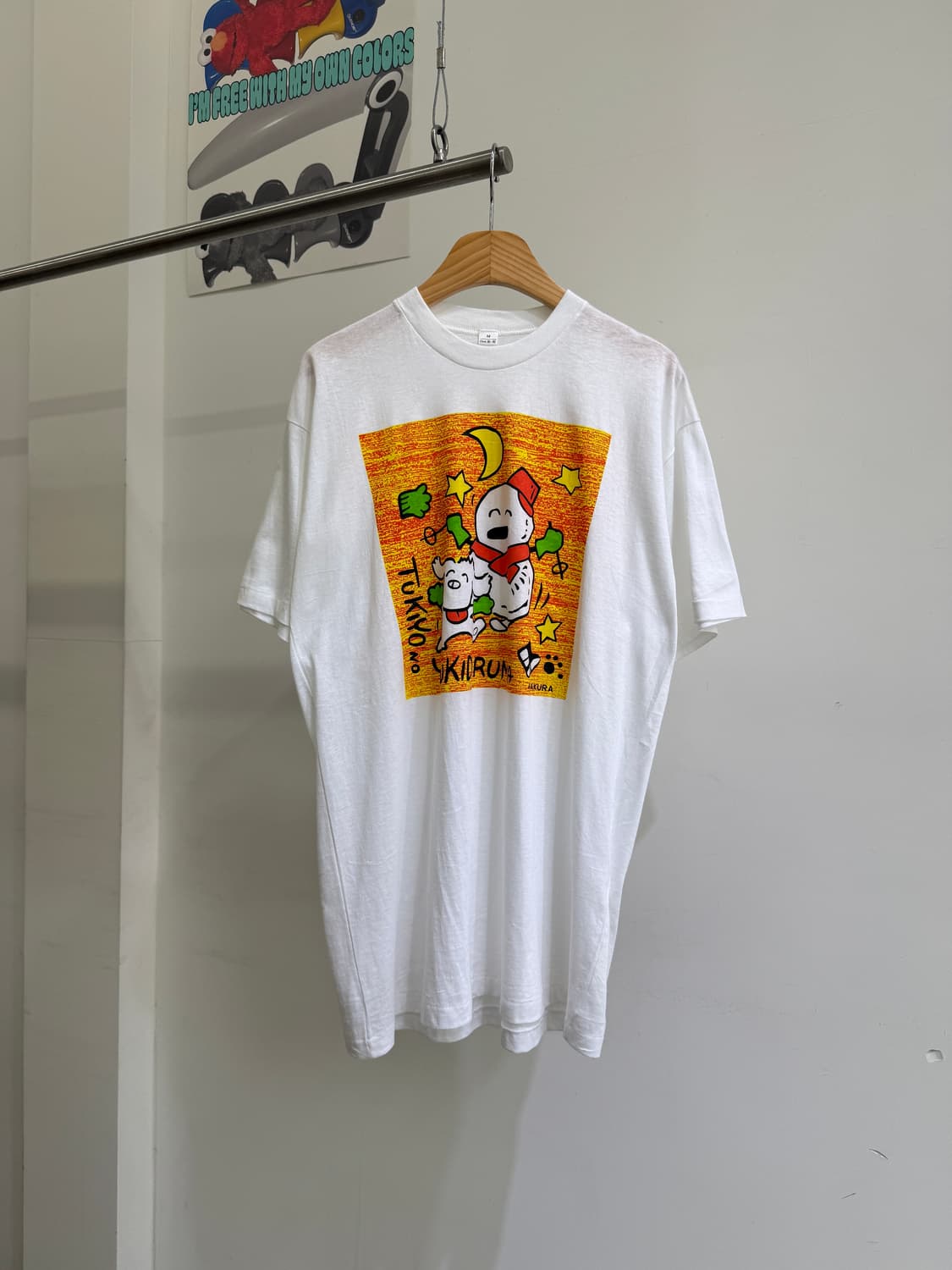 VINTAGE 싱글 스티치 프린팅 티셔츠  상품이미지1