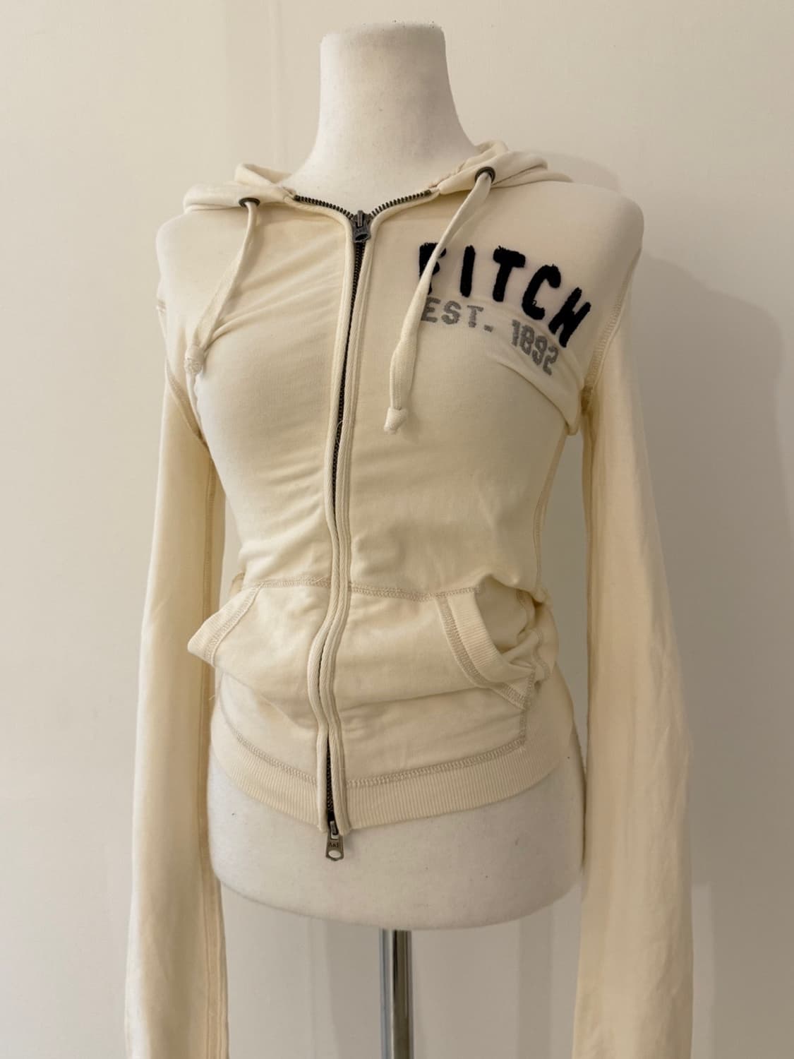 아베크롬비 아이보리 후드집업 상품이미지2