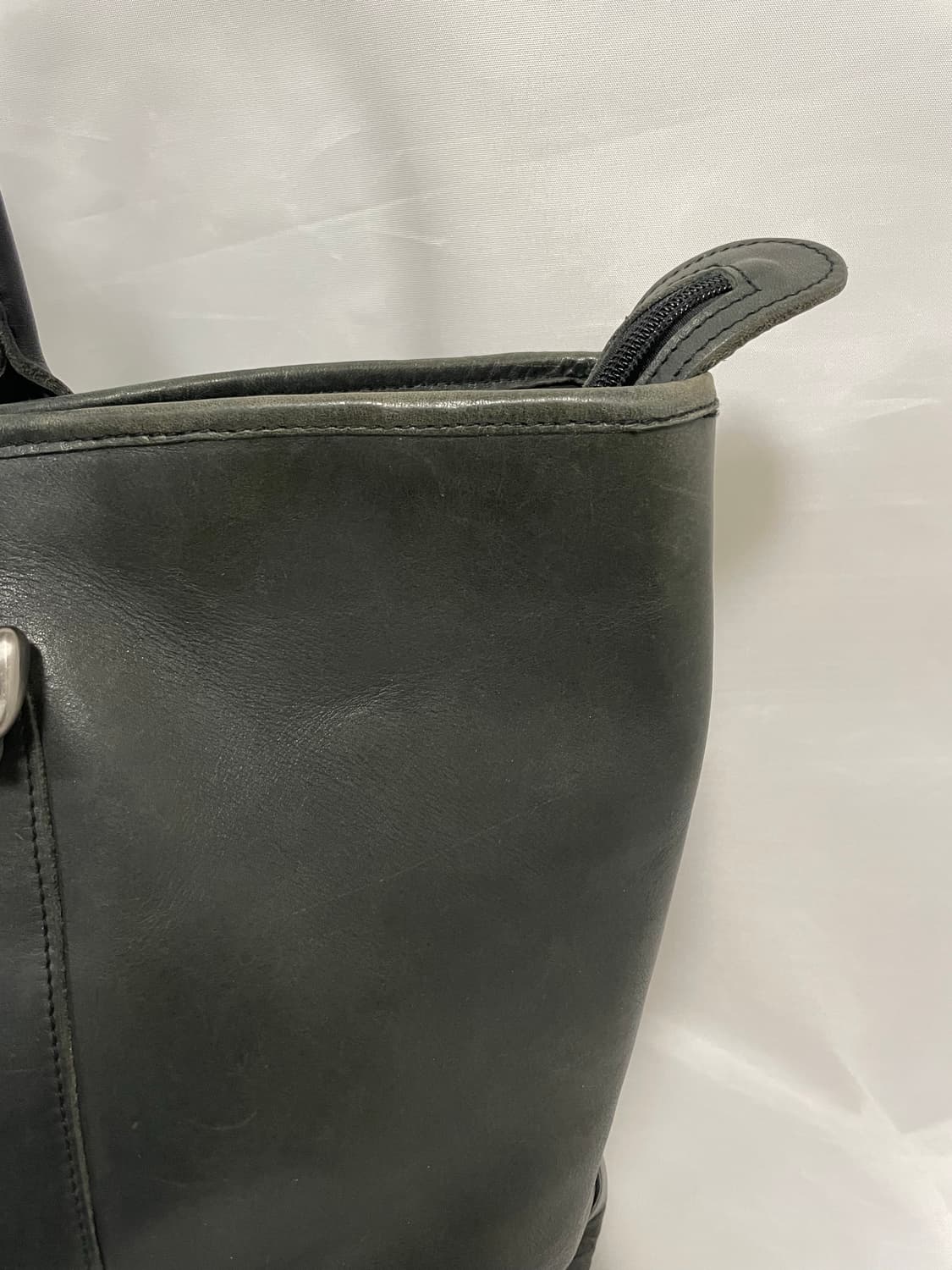 [OS] 엘엘빈 레더 라지 토트백 블랙 상품이미지3