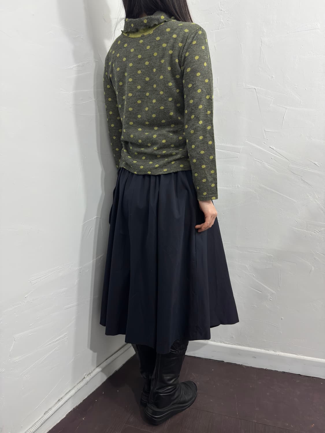 babylone buckle design skirt 상품이미지4