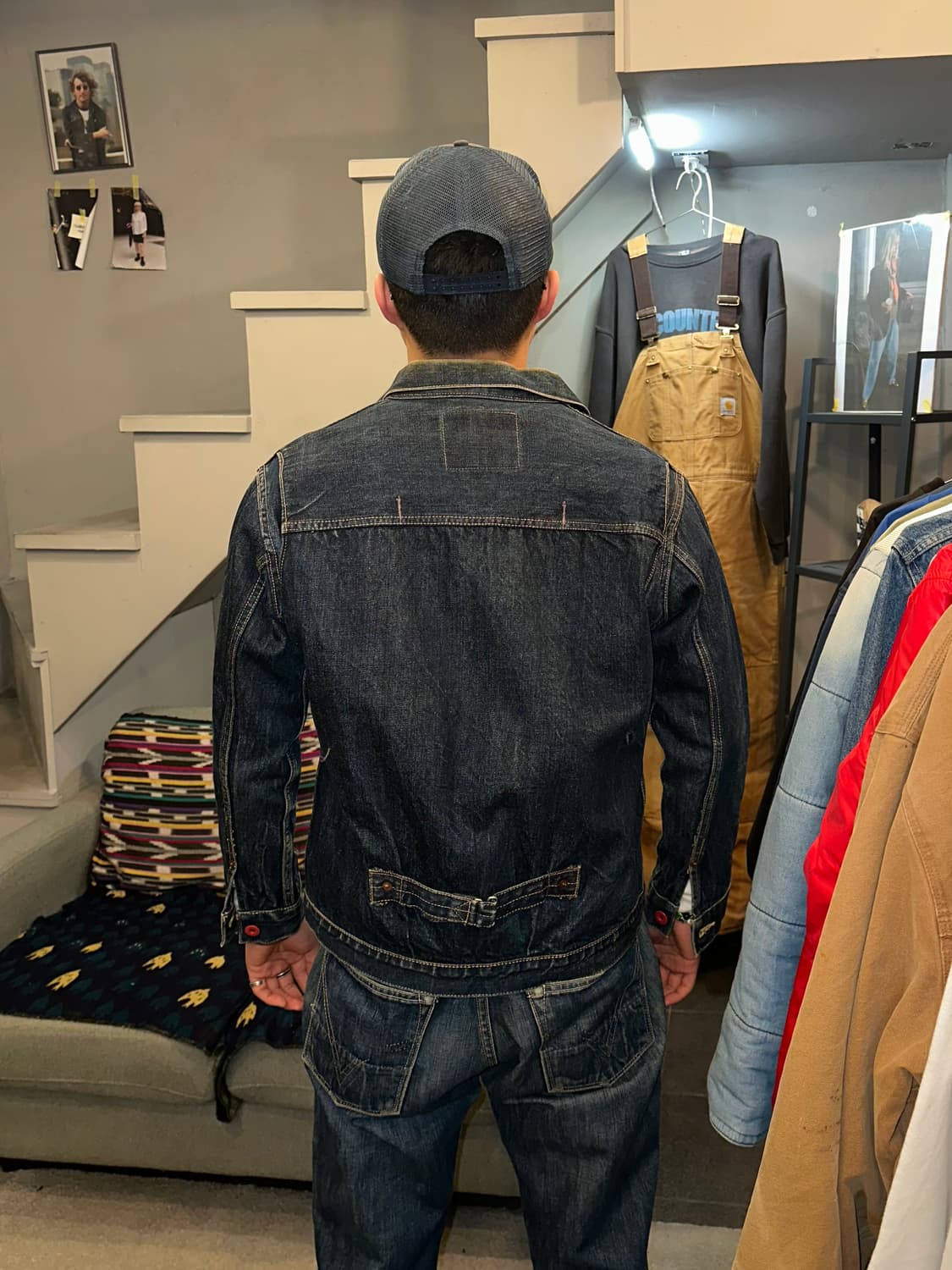 80-90’s Japanese type-1 selvedge denim 상품이미지2