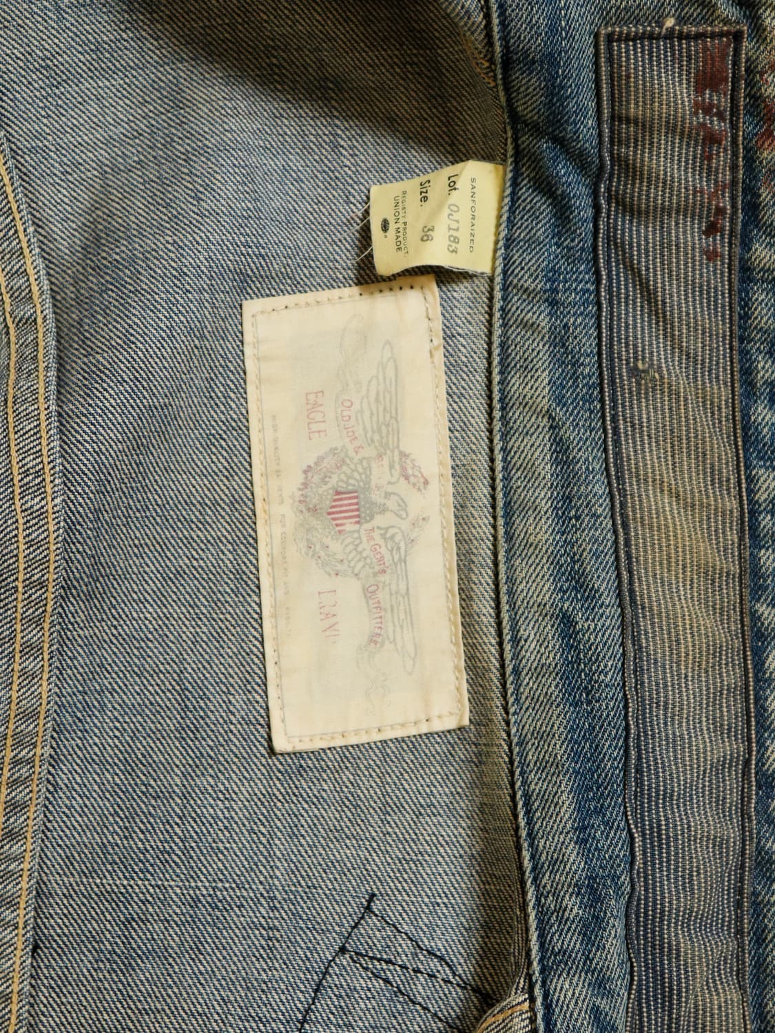 OLD JOE & CO. Indigo Patchwork Denim Jac 상품이미지10