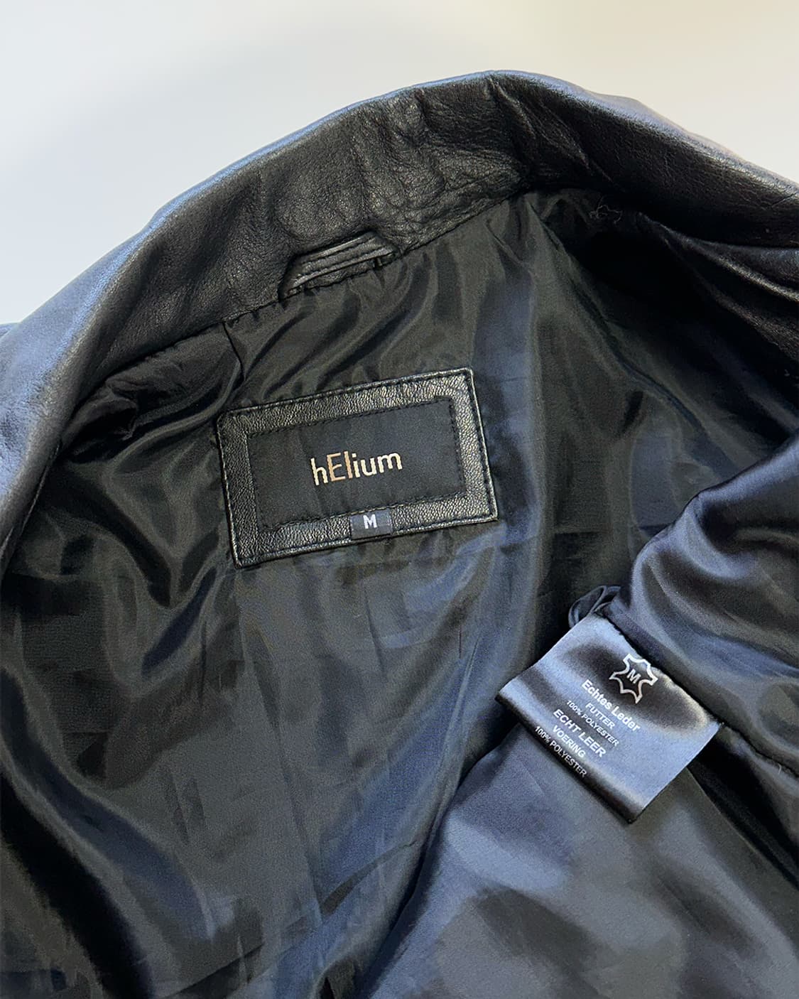 헬륨 레더 가죽 바이커 자켓 상품이미지3