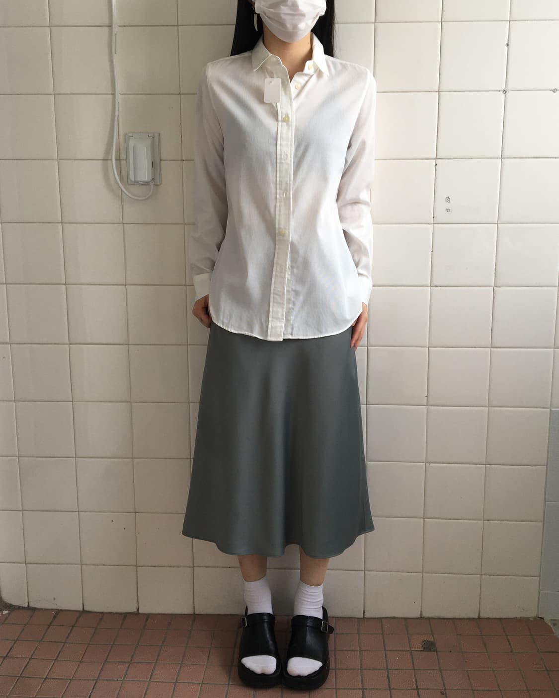 Glossy skirt 상품이미지4