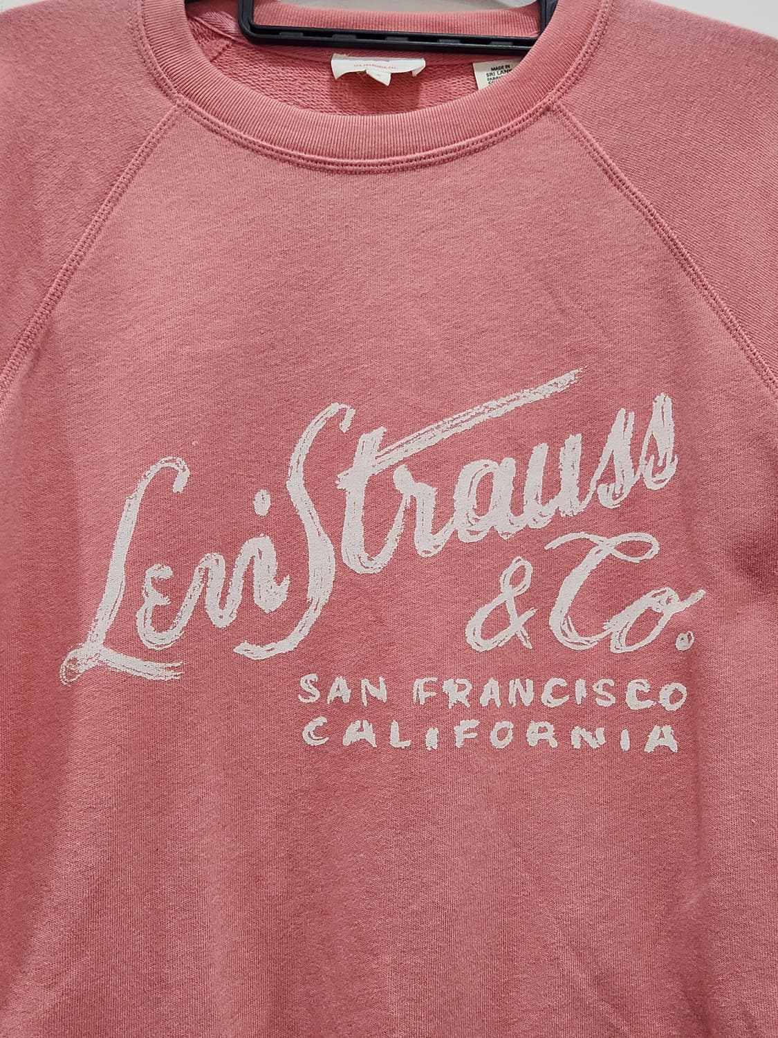 [S] 리바이스 핑크 나그랑 맨투맨 여성 S사이즈 상품이미지3