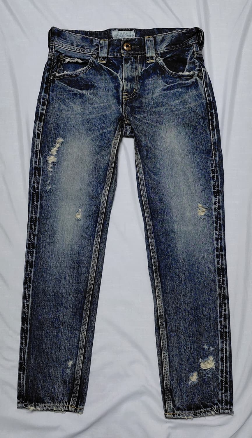 [Selvedge/26] Rodeo Crowns 헤비 데미지 셀비지 데님 상품이미지2