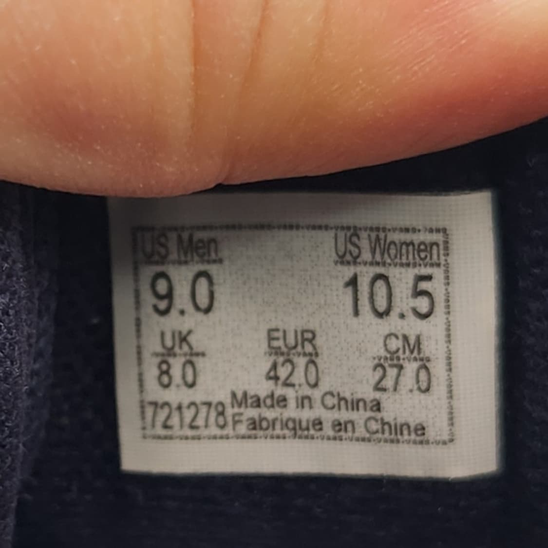 oo 반스 올드스쿨 네이비 남성스니커즈 270 상품이미지6