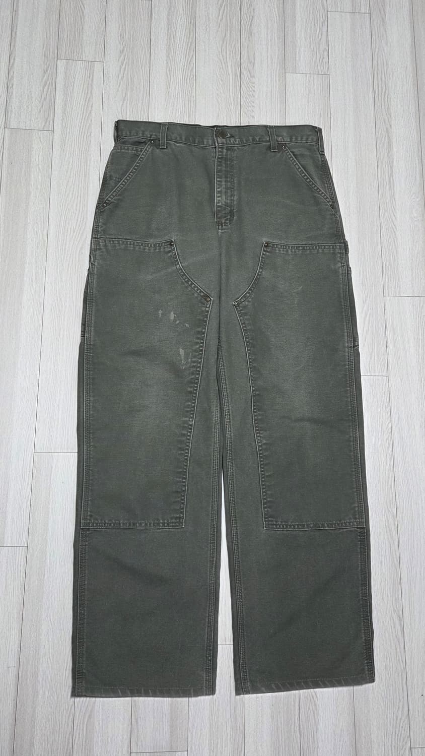 00s 칼하트 더블니 B136 모스그린 상품이미지5
