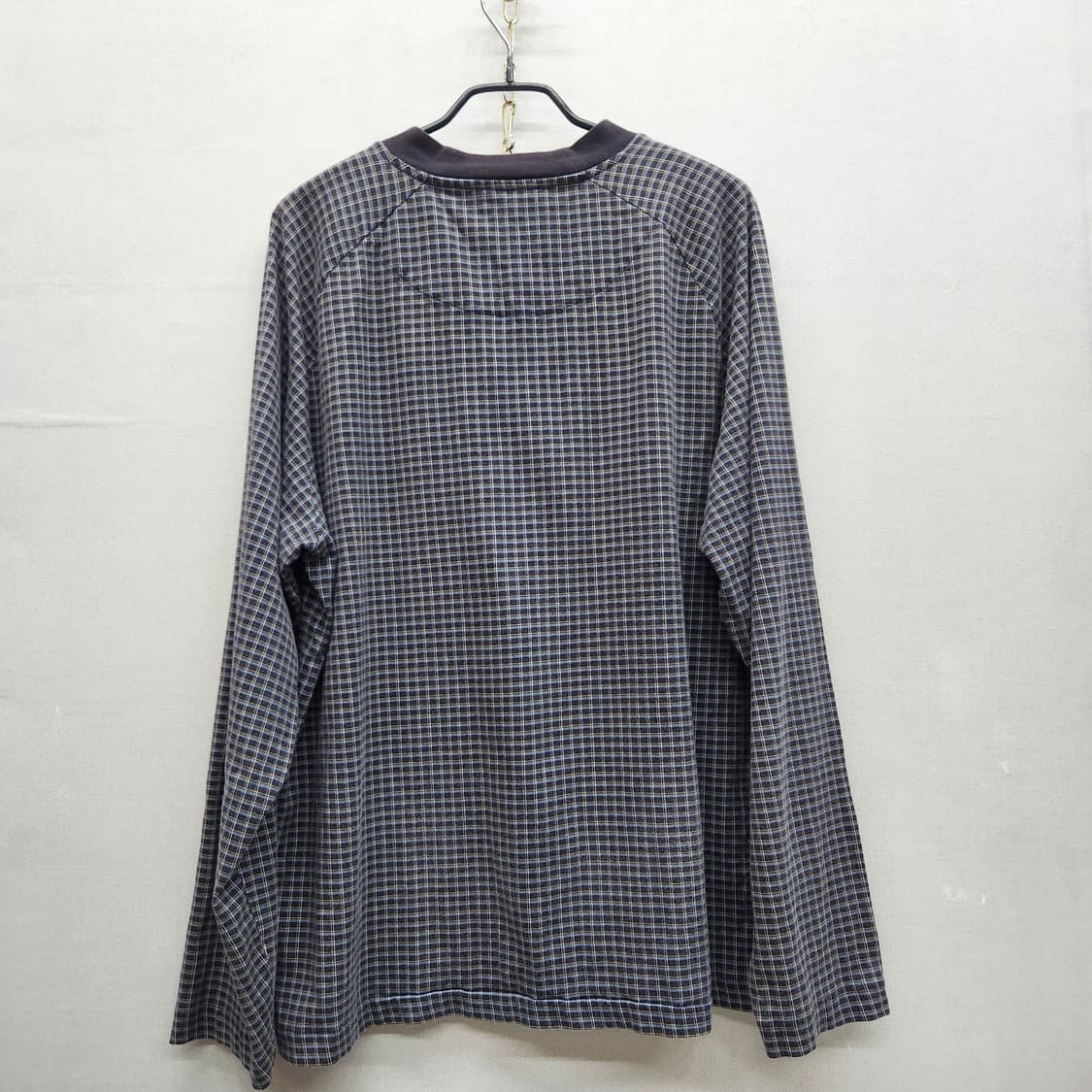 COS 코스 잔체크 패턴 롱슬리브 긴팔티 M(L~XL) 상품이미지4
