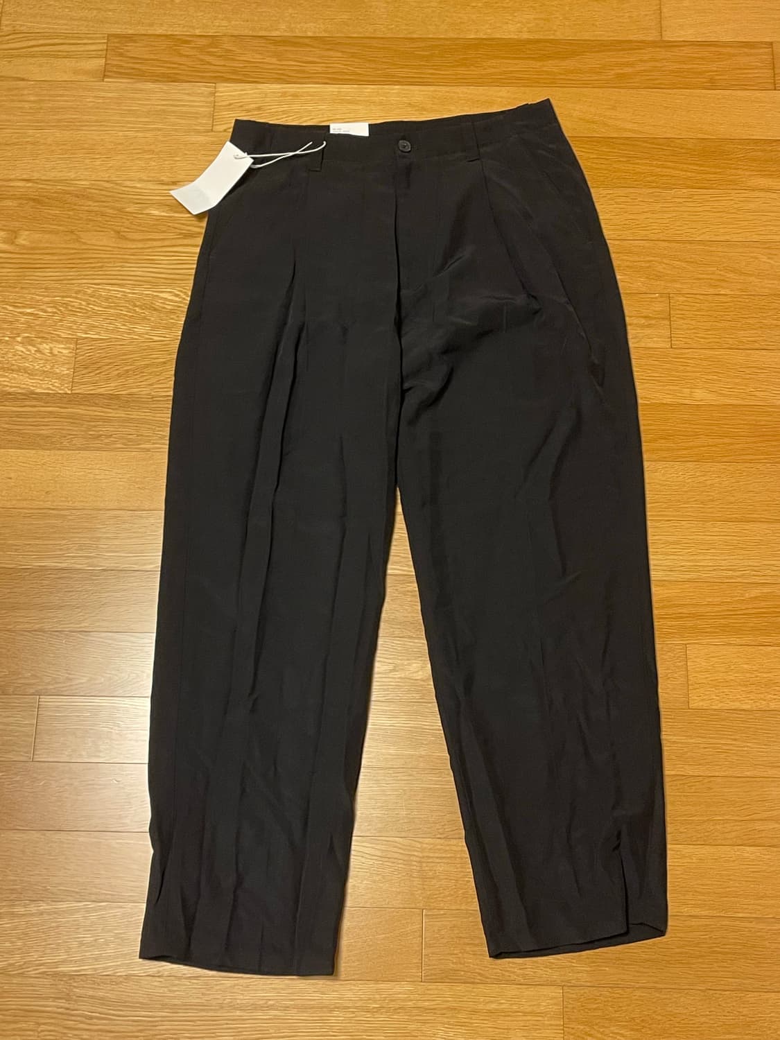 자라 블랙 플루이드 스트레이트 슬랙스 상품이미지2