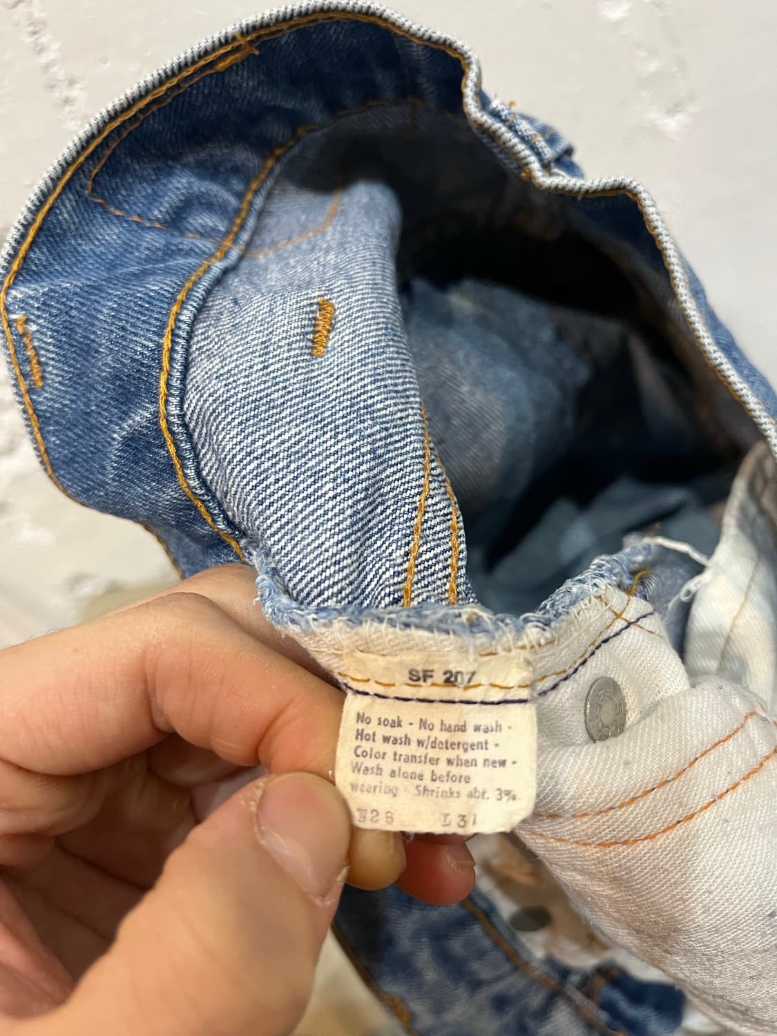 81년도 리바이스 517 데님팬츠 Made in USA (27) 상품이미지9