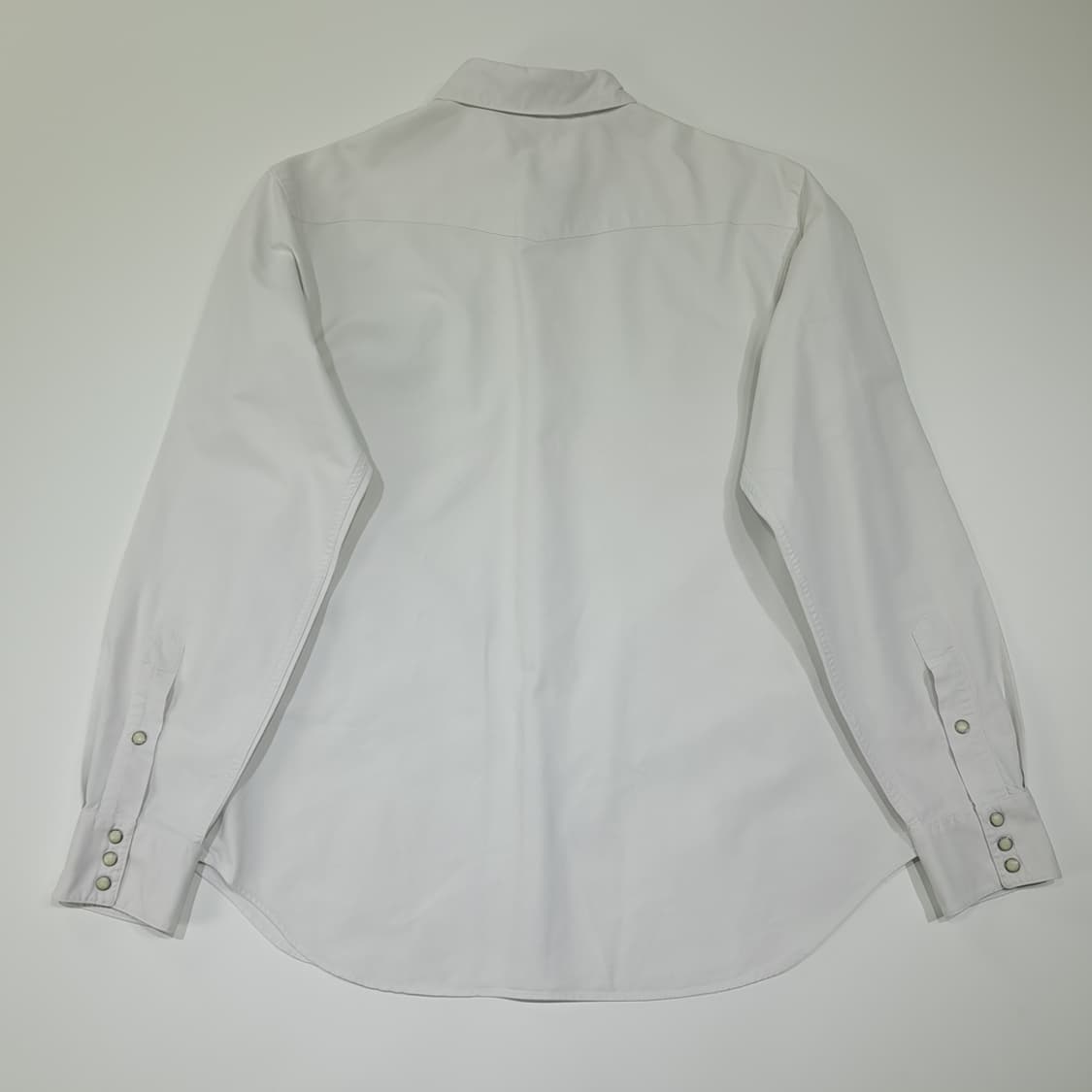 CL462 L 폴로 90s 코튼 펄스냅 화이트 웨스턴 셔츠 남방 상품이미지6