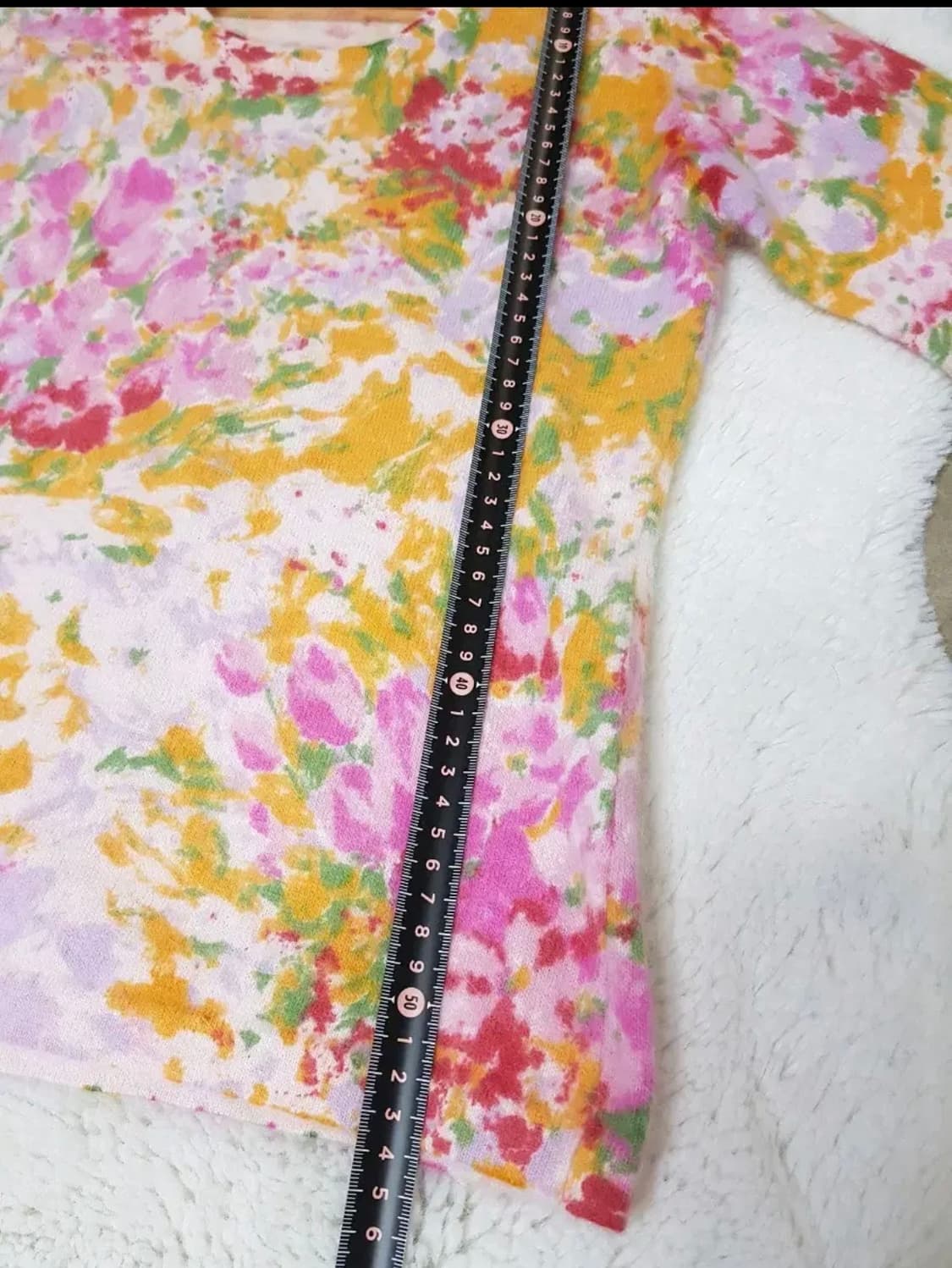 enquete 플라워 반팔.니트.55 상품이미지6