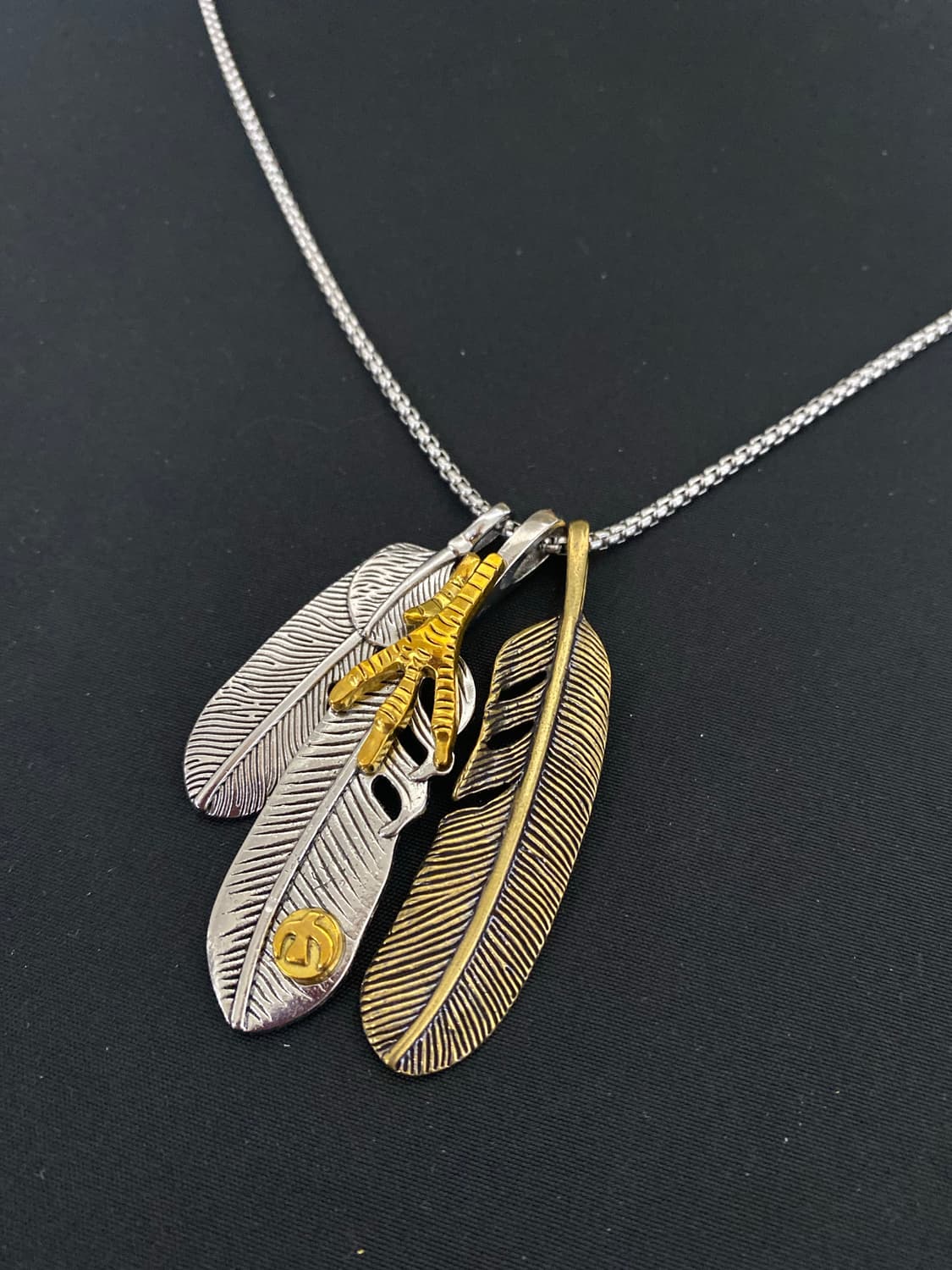 깃털 팬던트 목걸이 상품이미지2