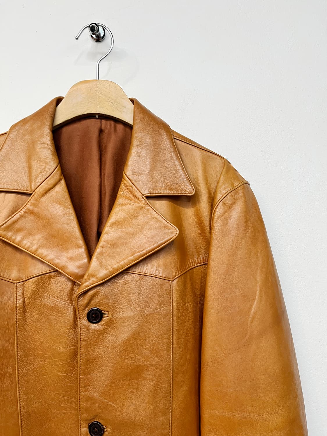 빈티지 웨스턴 레더 자켓 상품이미지5