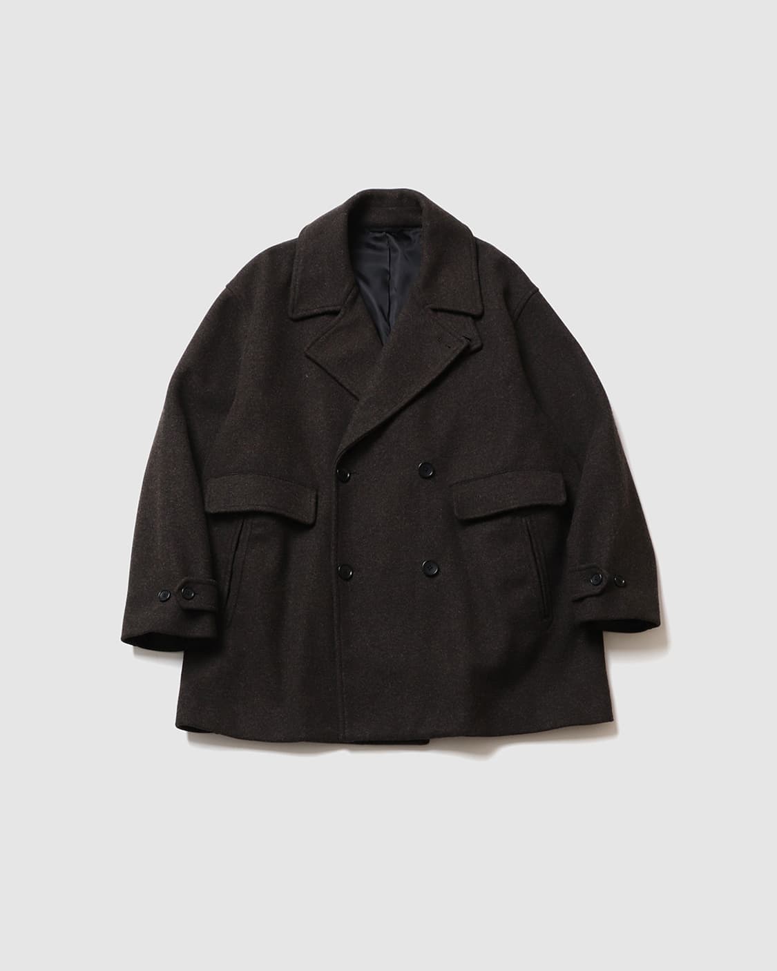 BEAMS "LOOSE PEA COAT" 상품이미지1