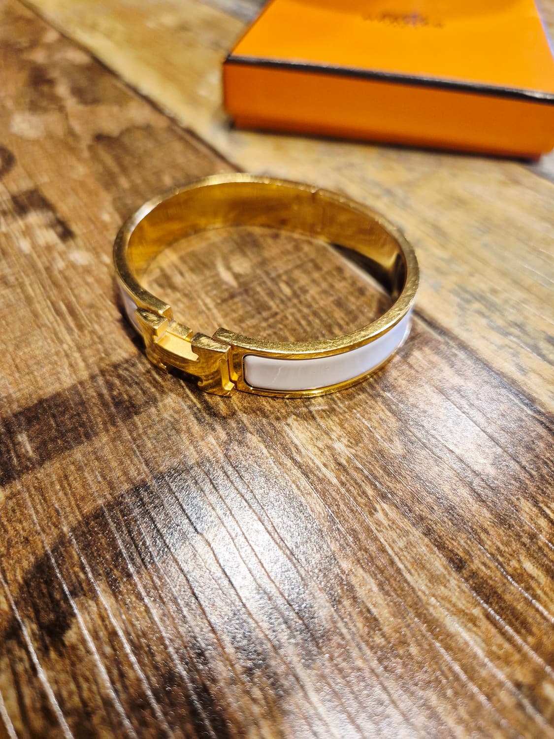 에르메스 클릭아슈 화이트 골드 사이즈 pm 상품이미지2